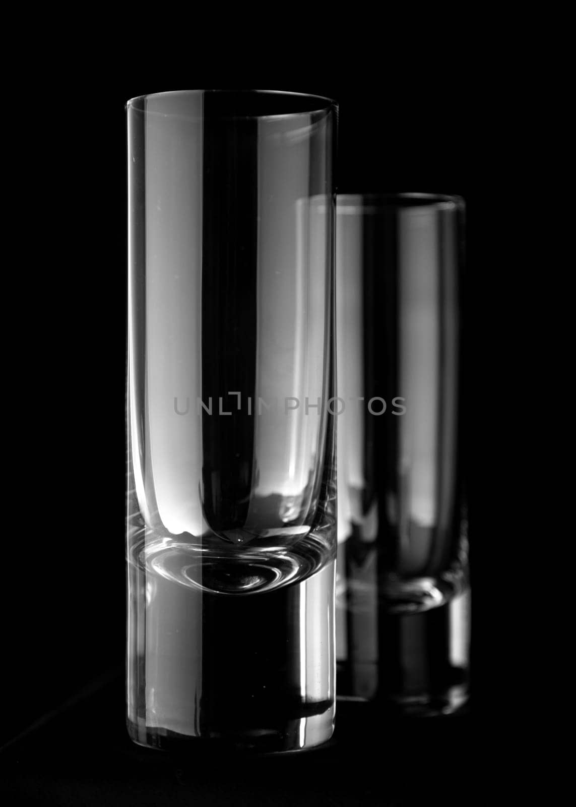 Still life of drinking glasses