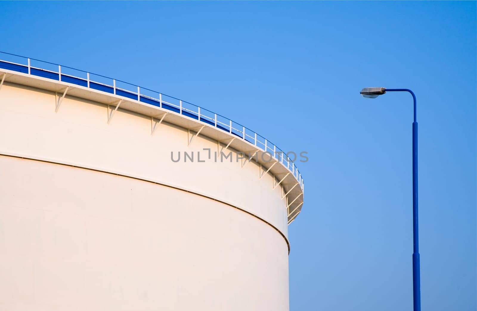 Oil storage in the Port of Rotterdam, Holland