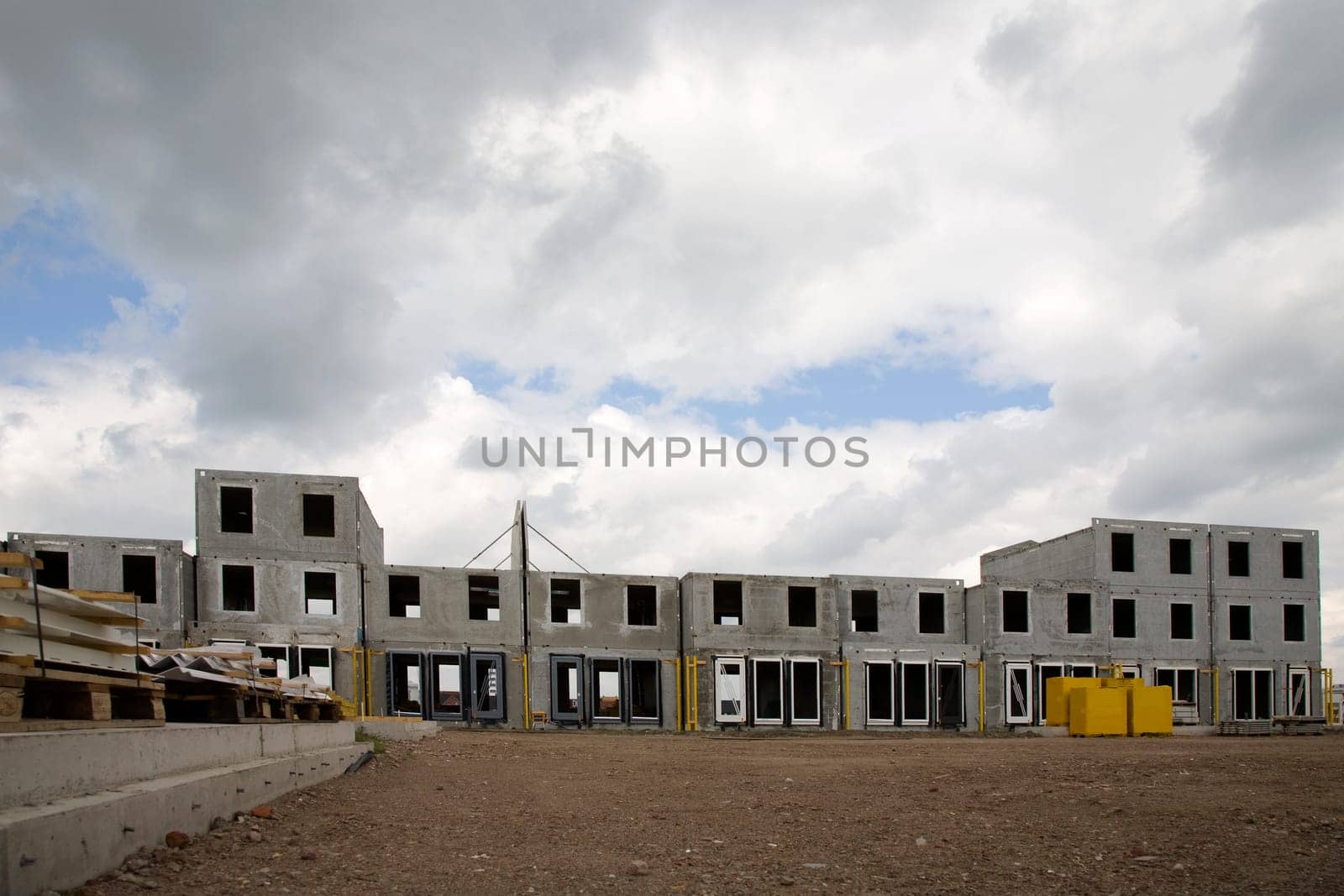 A construction site in Amersfoort, Holland