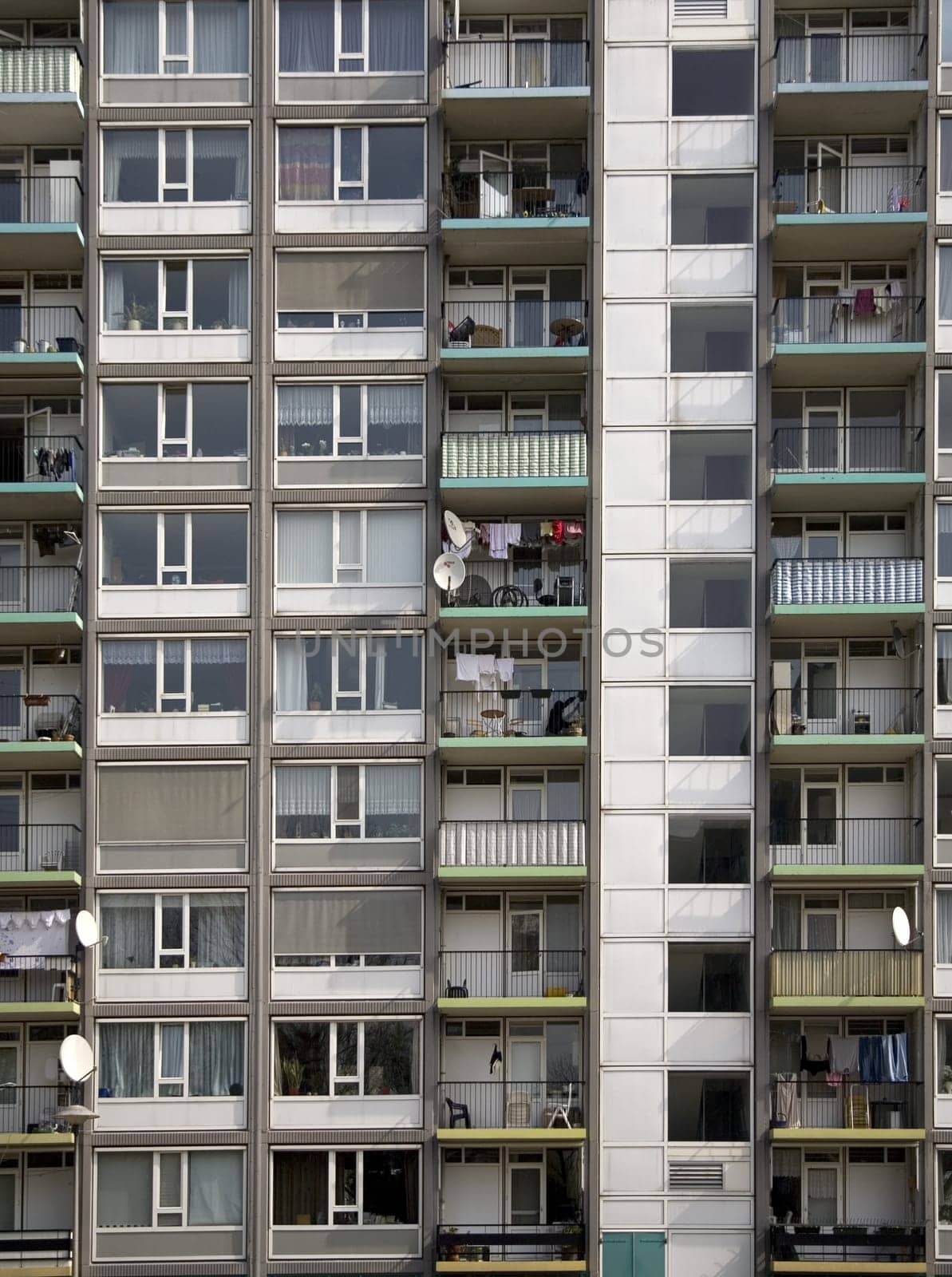 Apartment building in Overvecht, utrecht,Holland