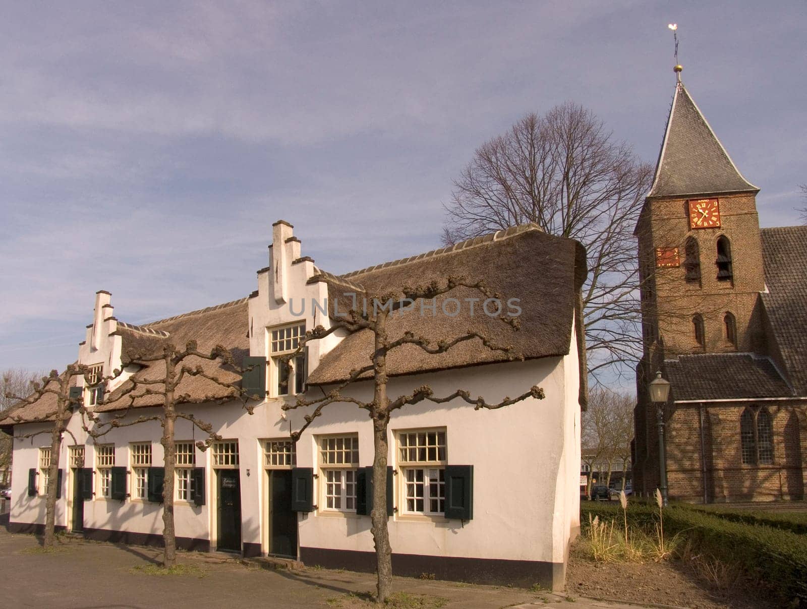 Village scene, Zuilen, Holland