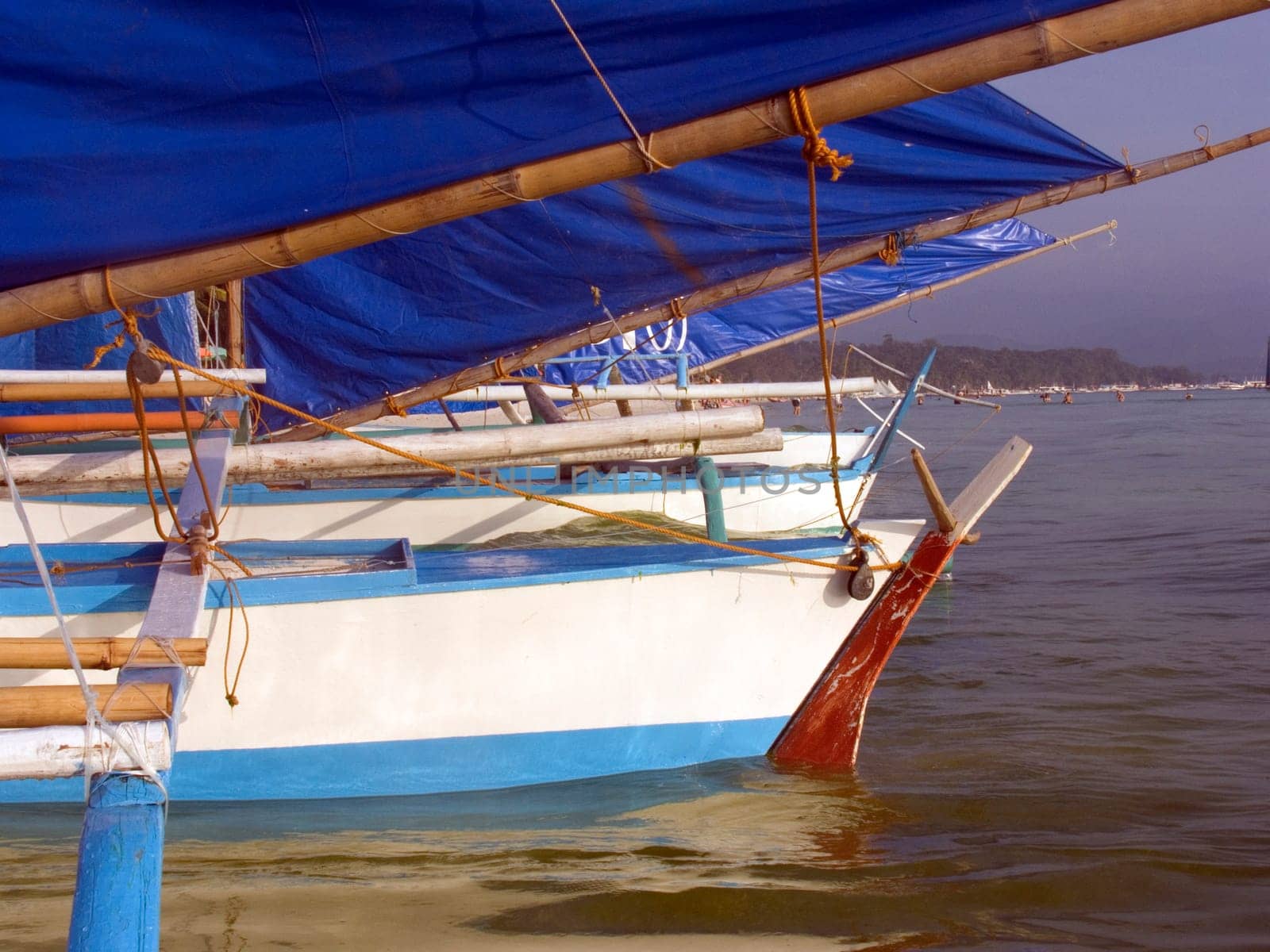 Philippine fishing boats, Boracay