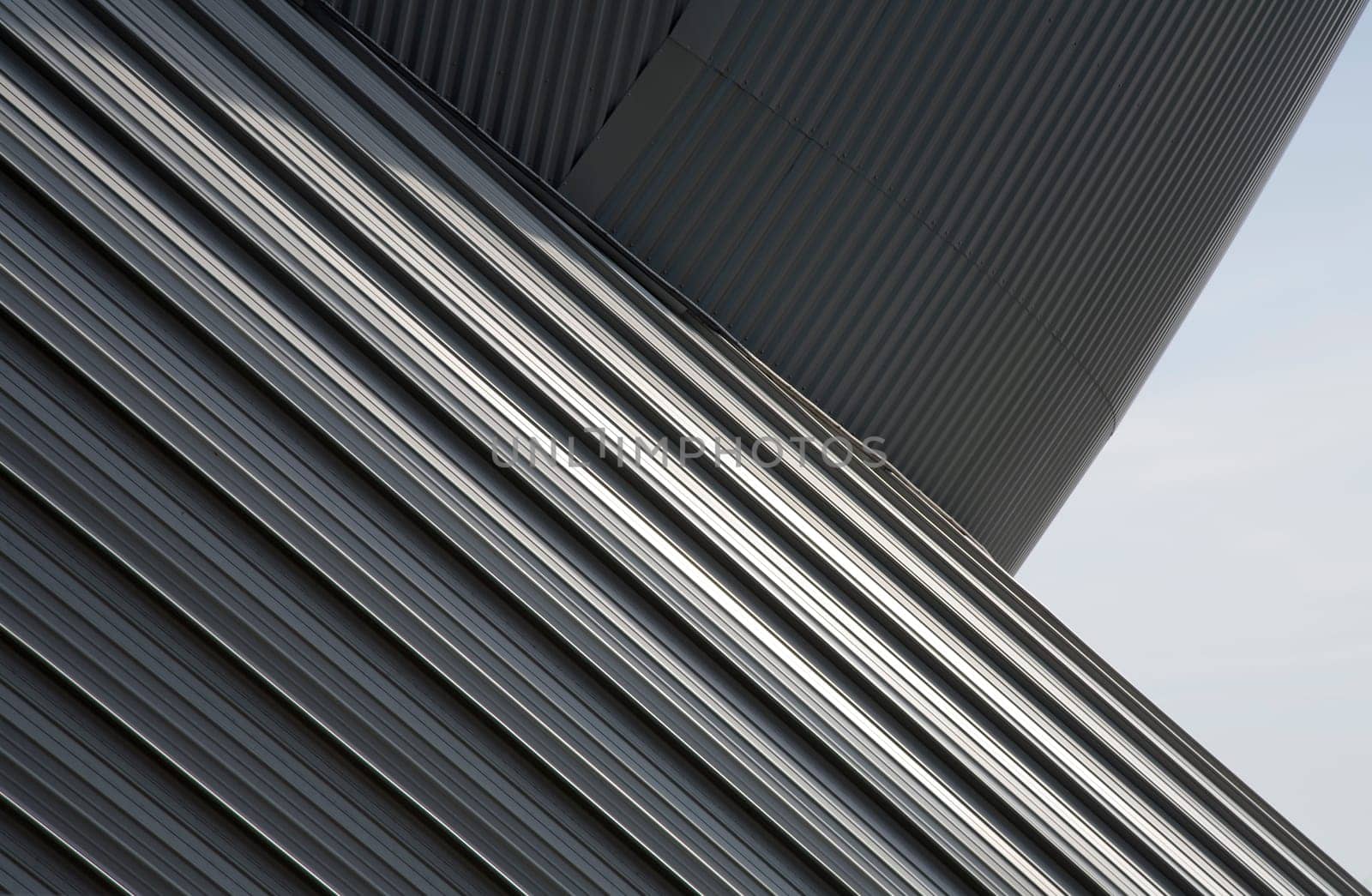 Architecture detail of a modern exhibition building in Amsterdam,Holland