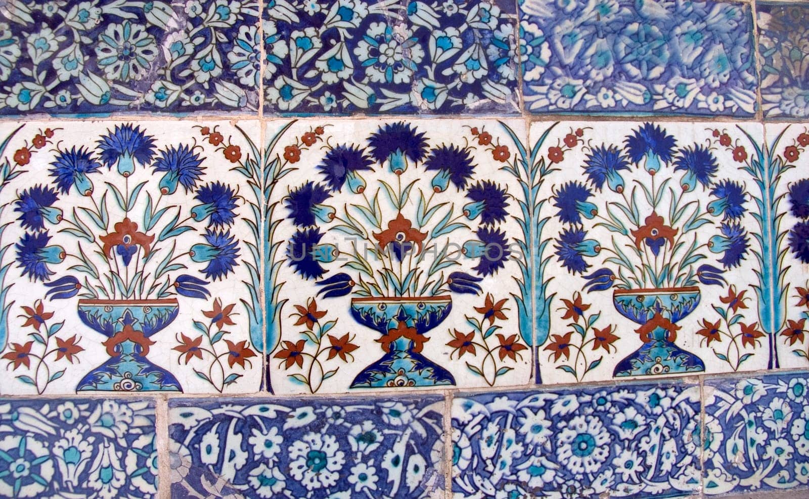 Turkish mosaic at the Topkapi Palace, Istanbul