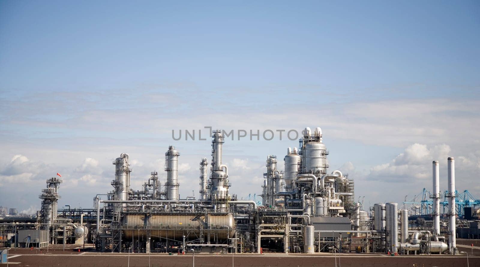 Refinery at Europoort,Rotterdam, Holland