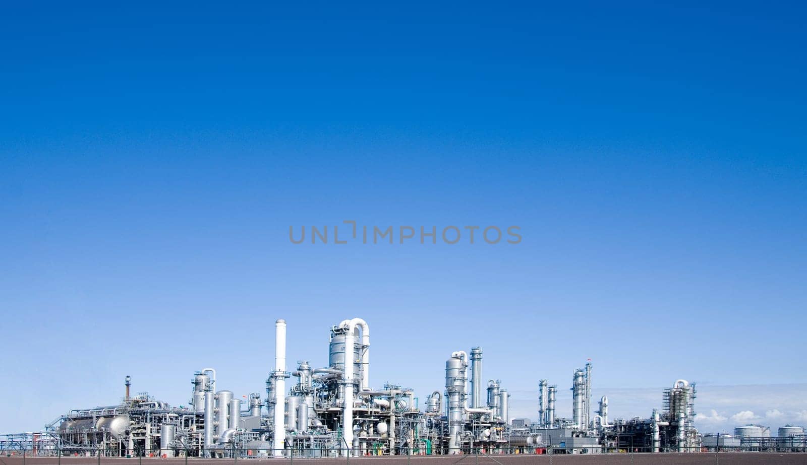 Refinery at Europoort, Rotterdam, Holland