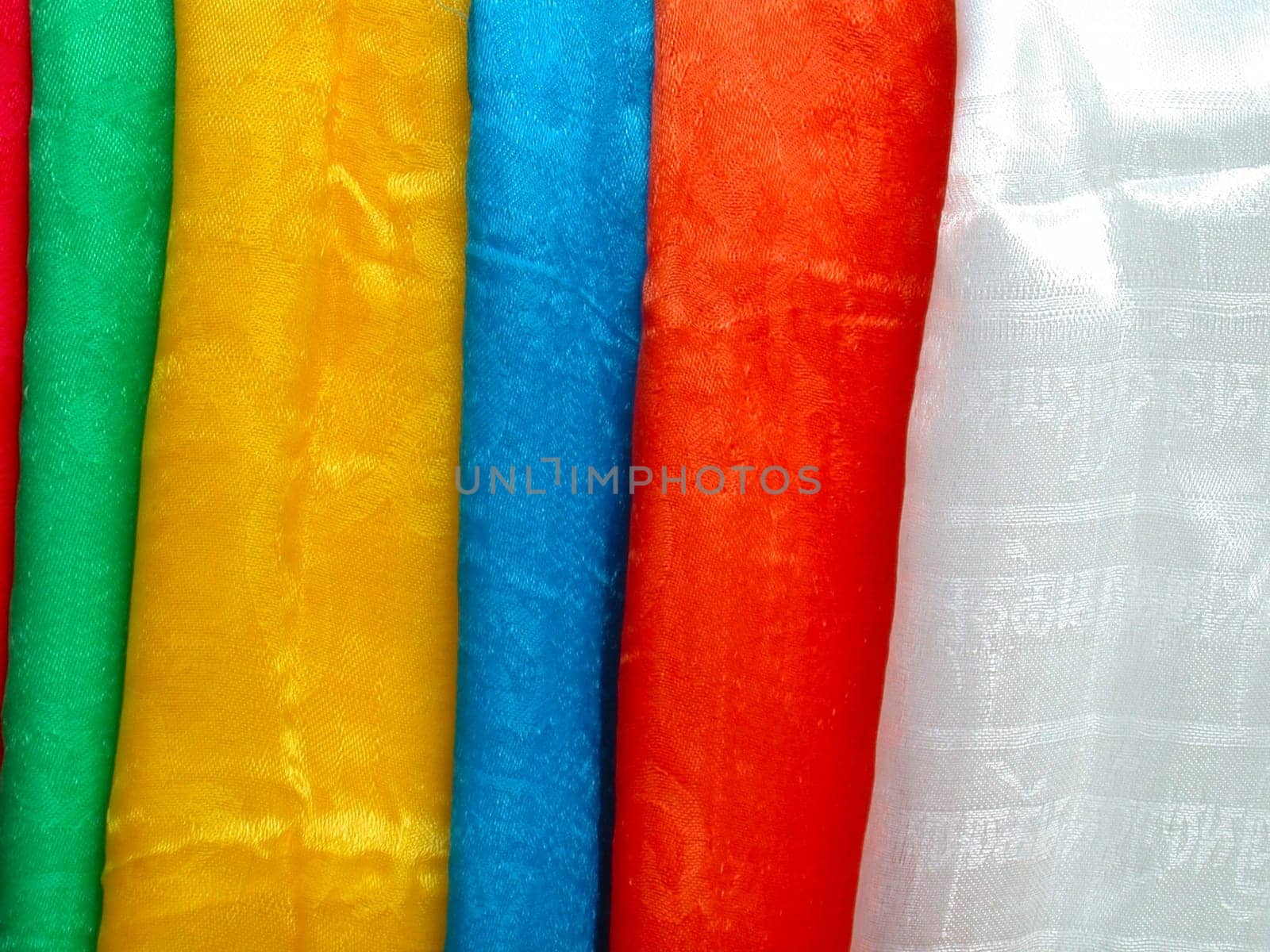 Colorful Tibetan khata