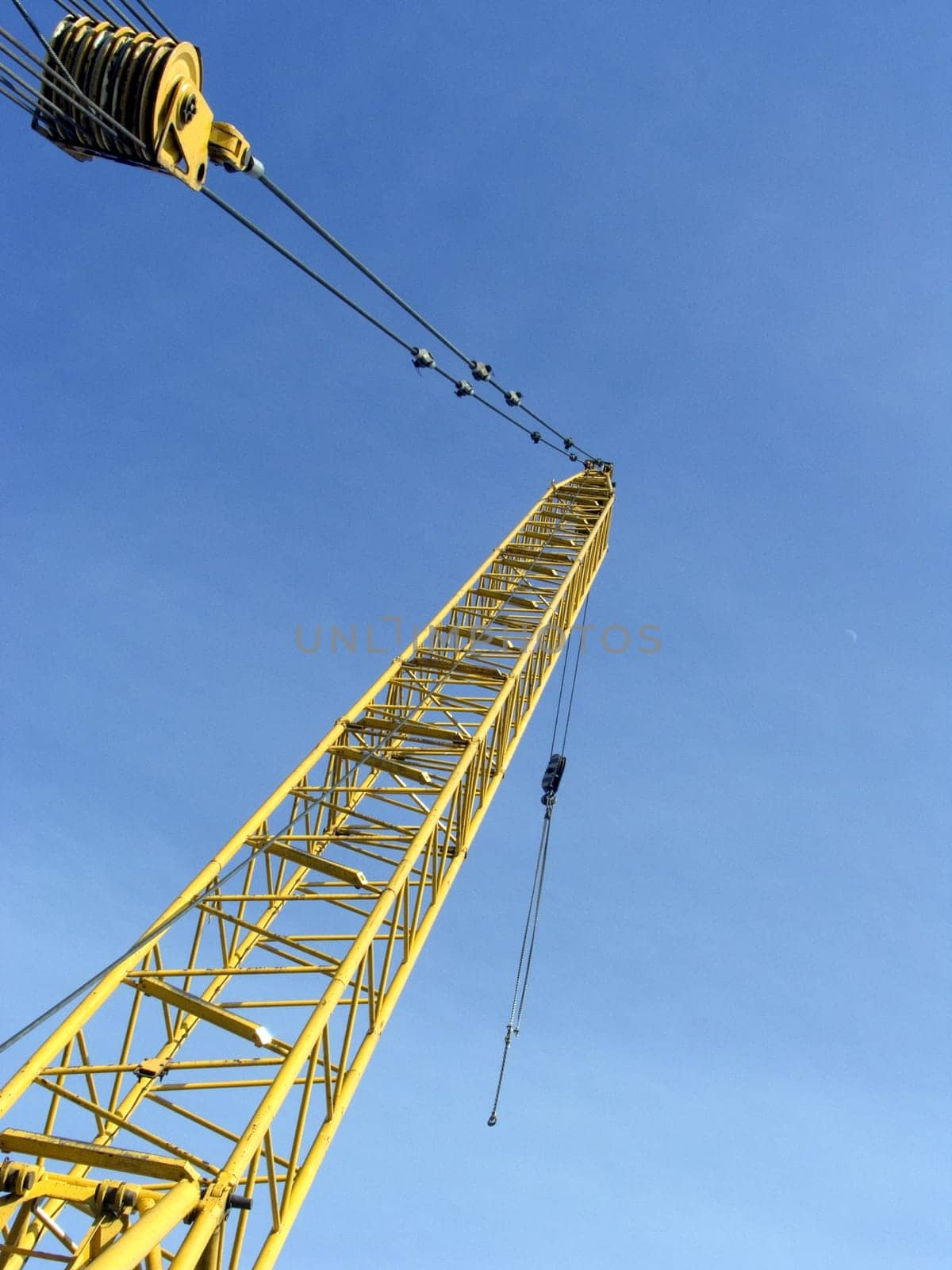 Yellow crane