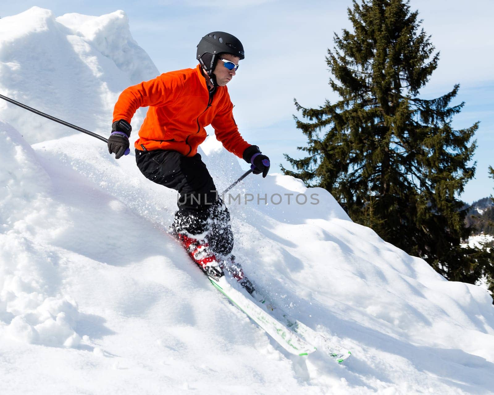 Carvender skiers