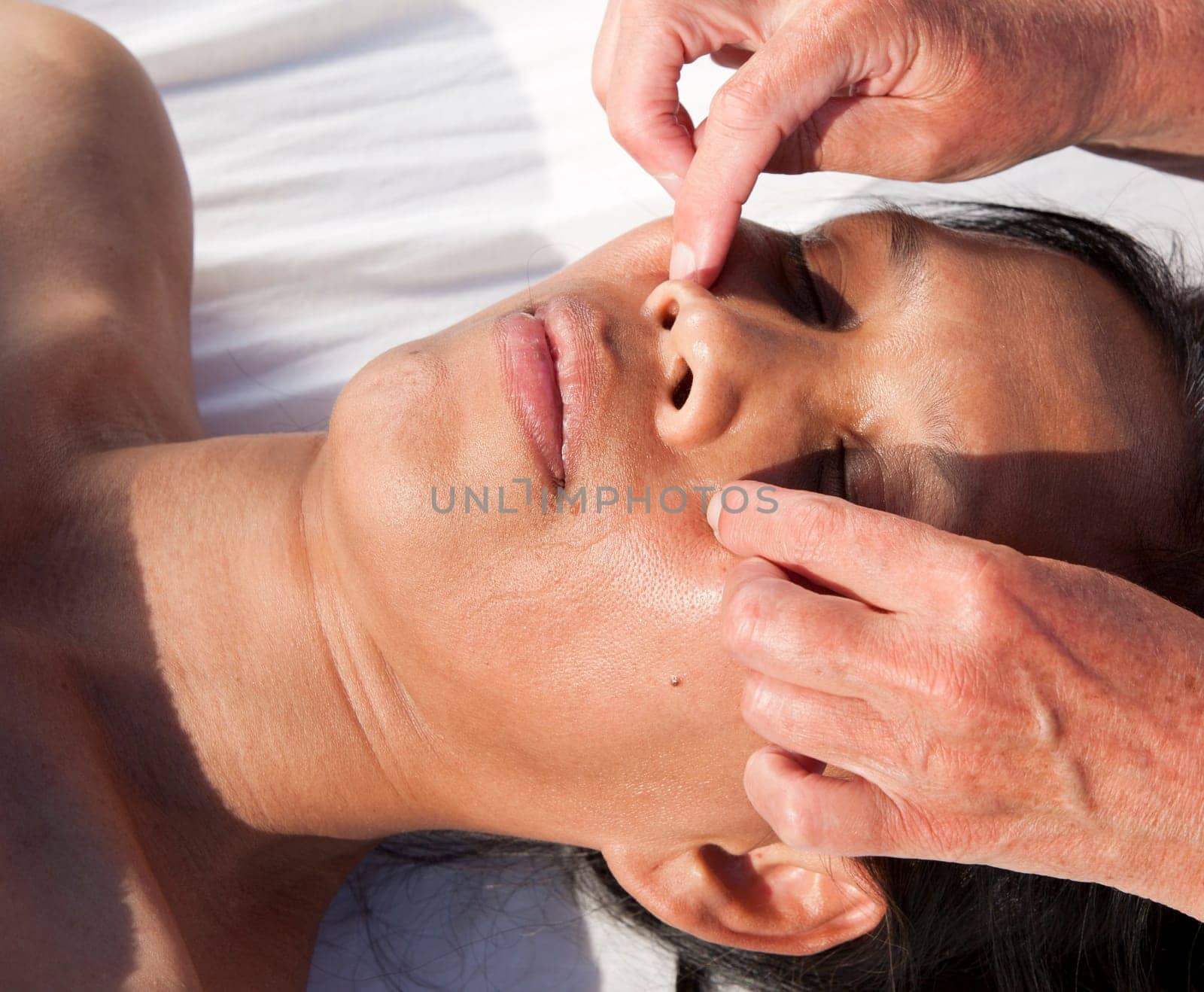 Japanese facial massage is a combination of traditional Japanese medial concepts and distinct hand manipulation techniques