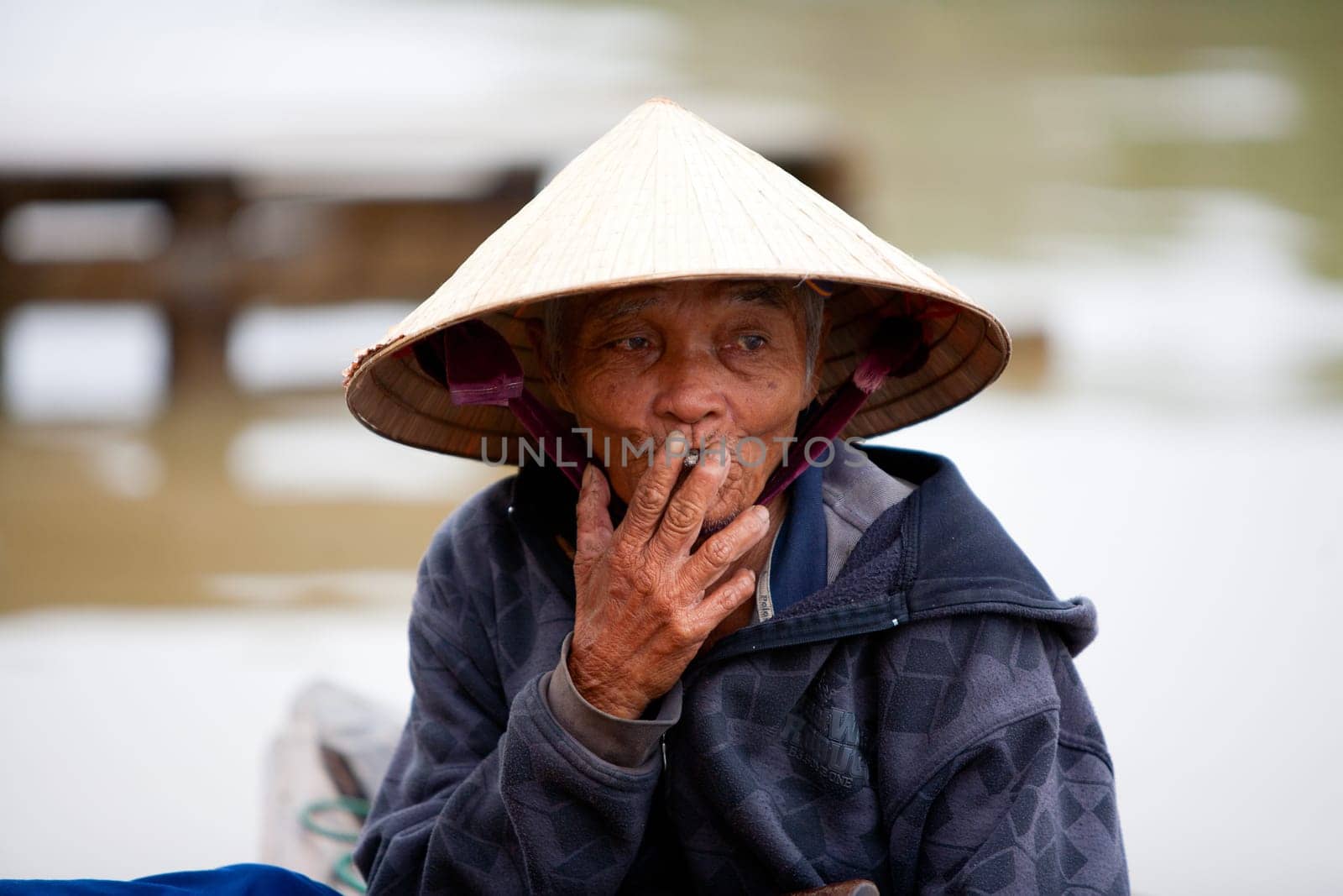 Elderly Vietnamese man in Hoi An, Vietnam