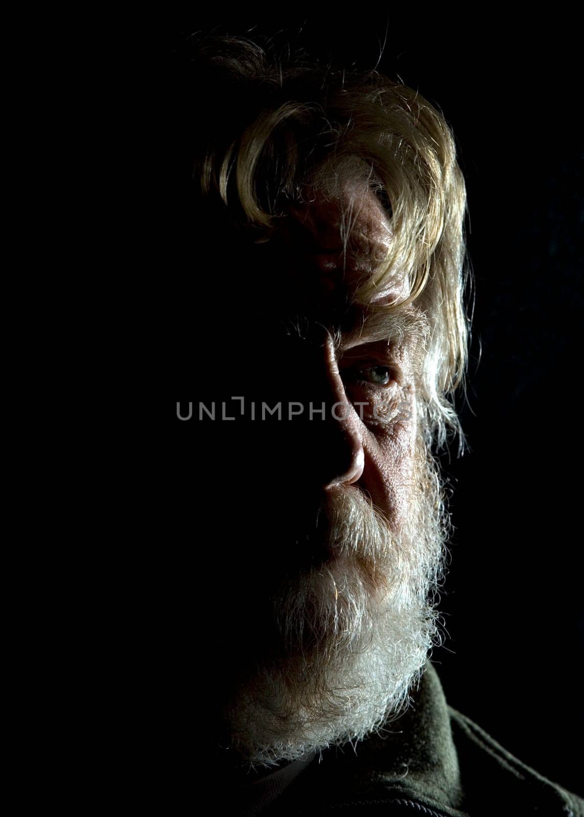 Old man with a grey beard