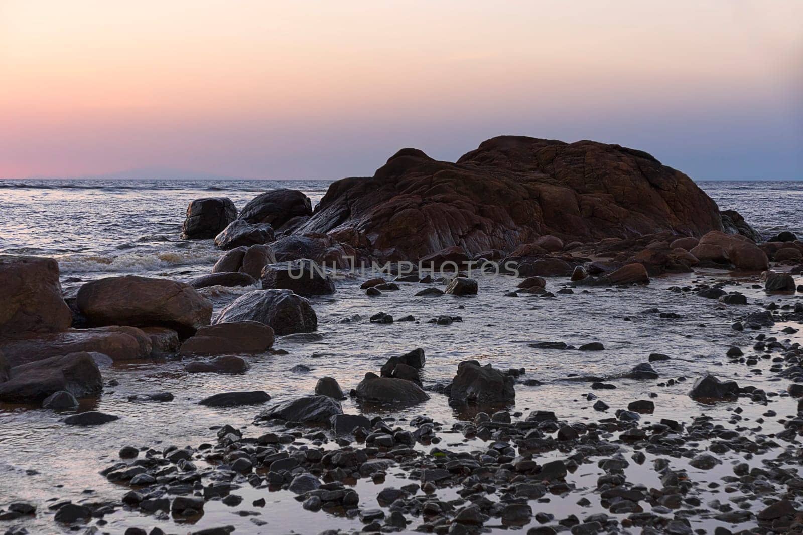 Dusk over the coast of Kribi