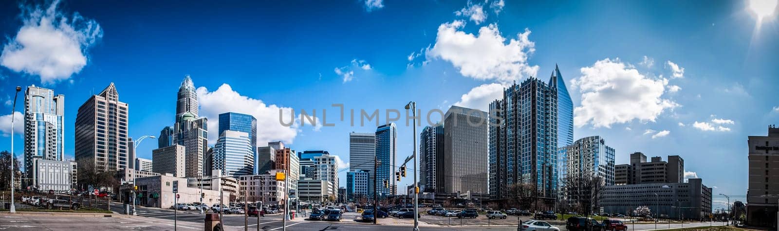 Skyline of Uptown Charlotte, North Carolina.