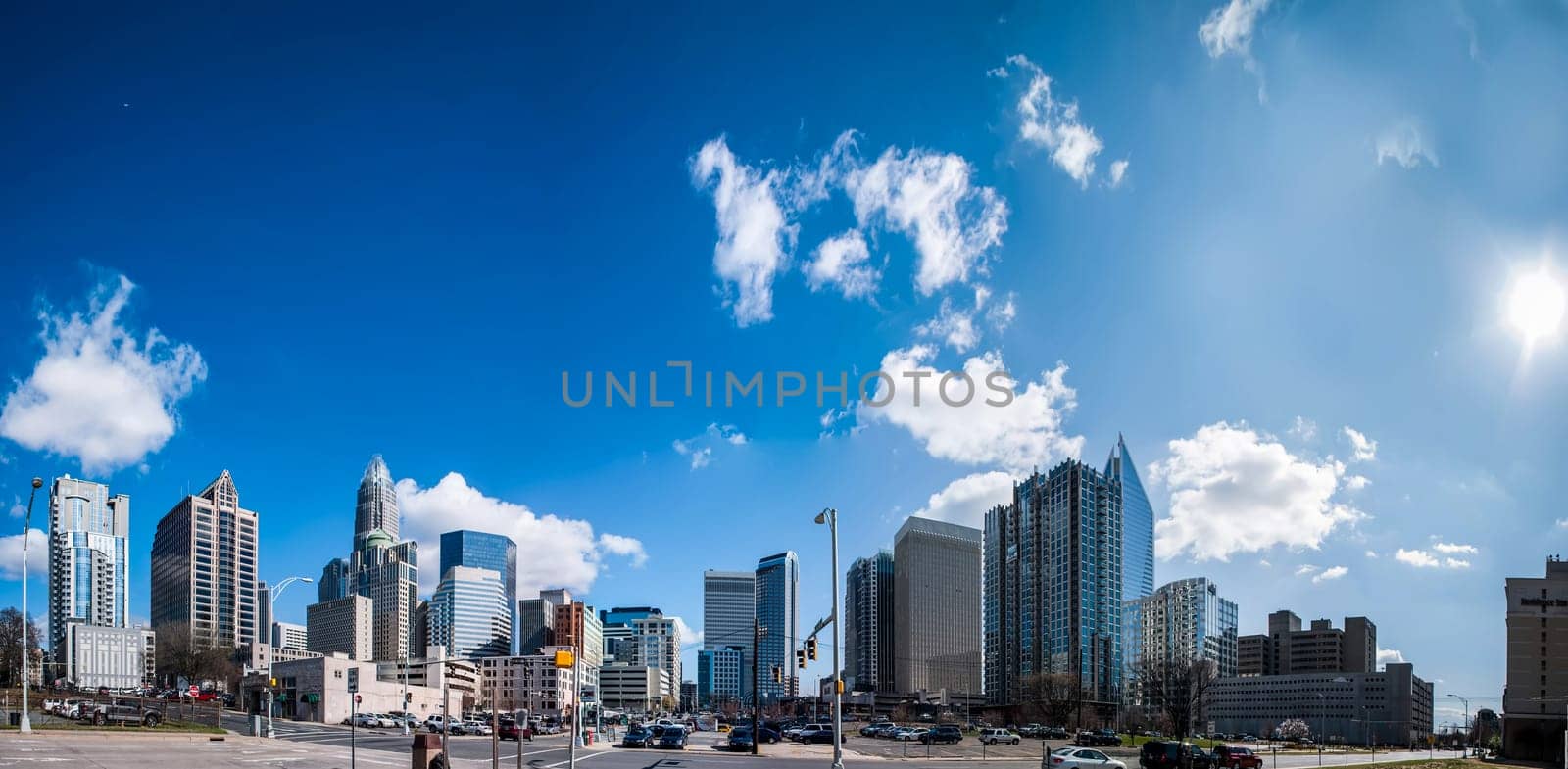 Skyline of Uptown Charlotte, North Carolina.