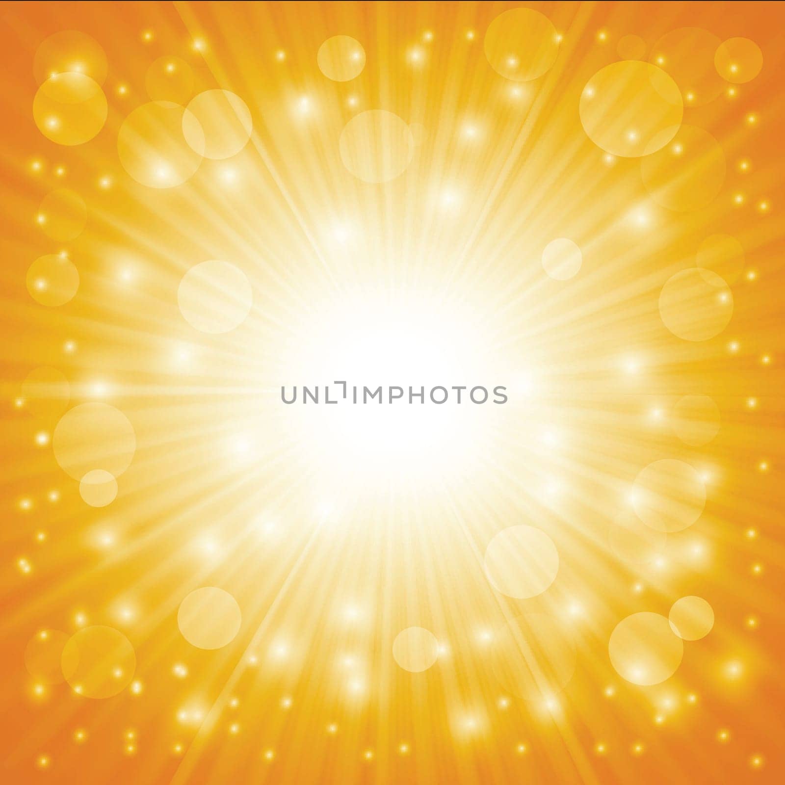 colorful illustration with  sun background  for your design