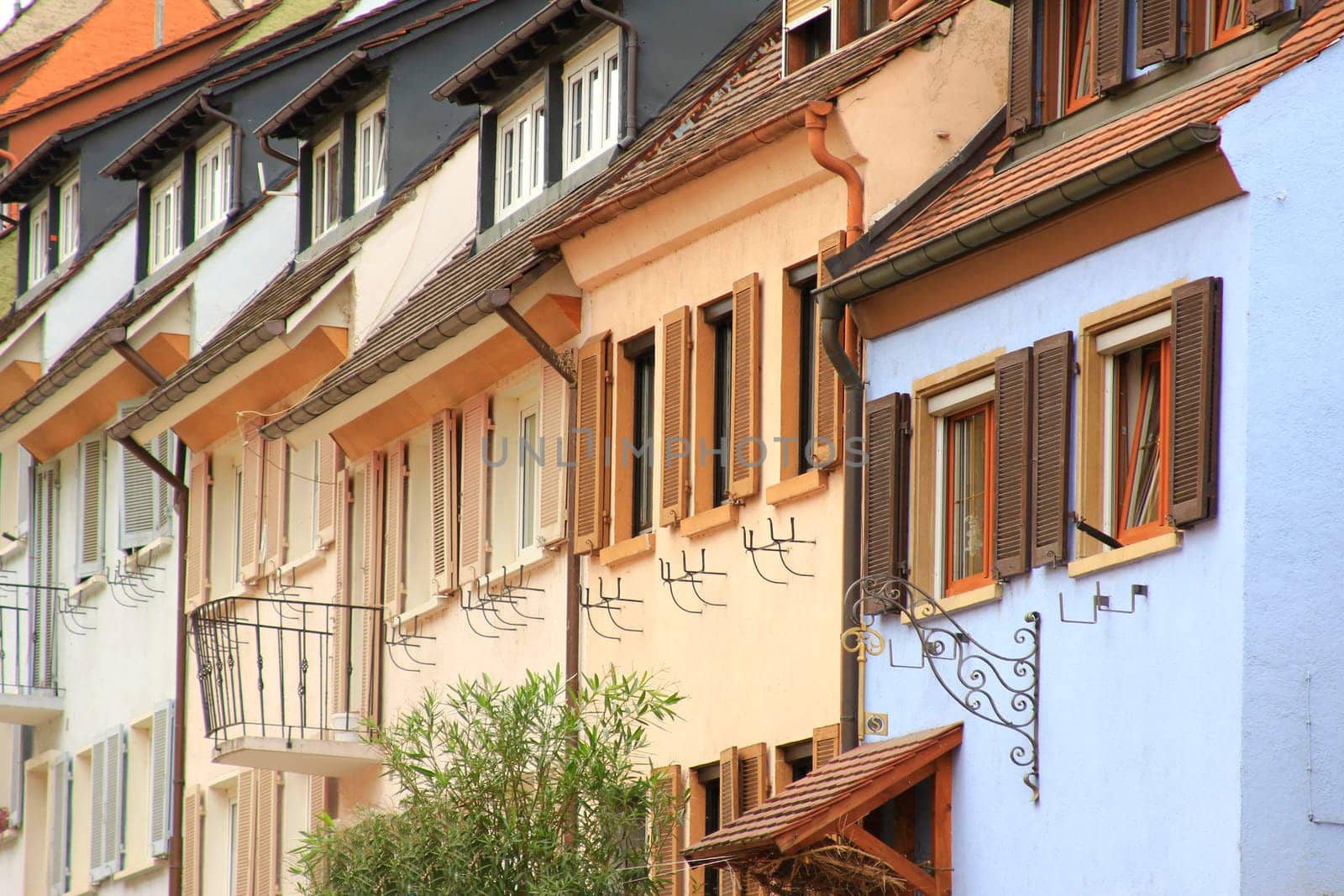Colourful facades