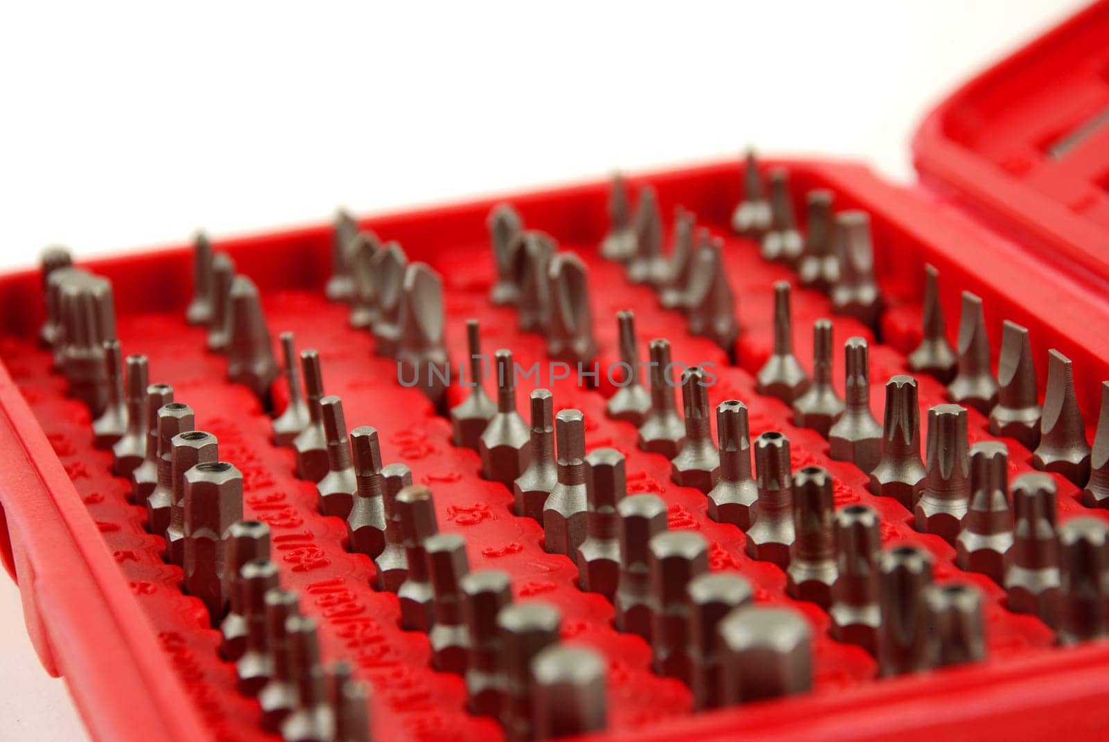 different interchangable bits for screwdriver