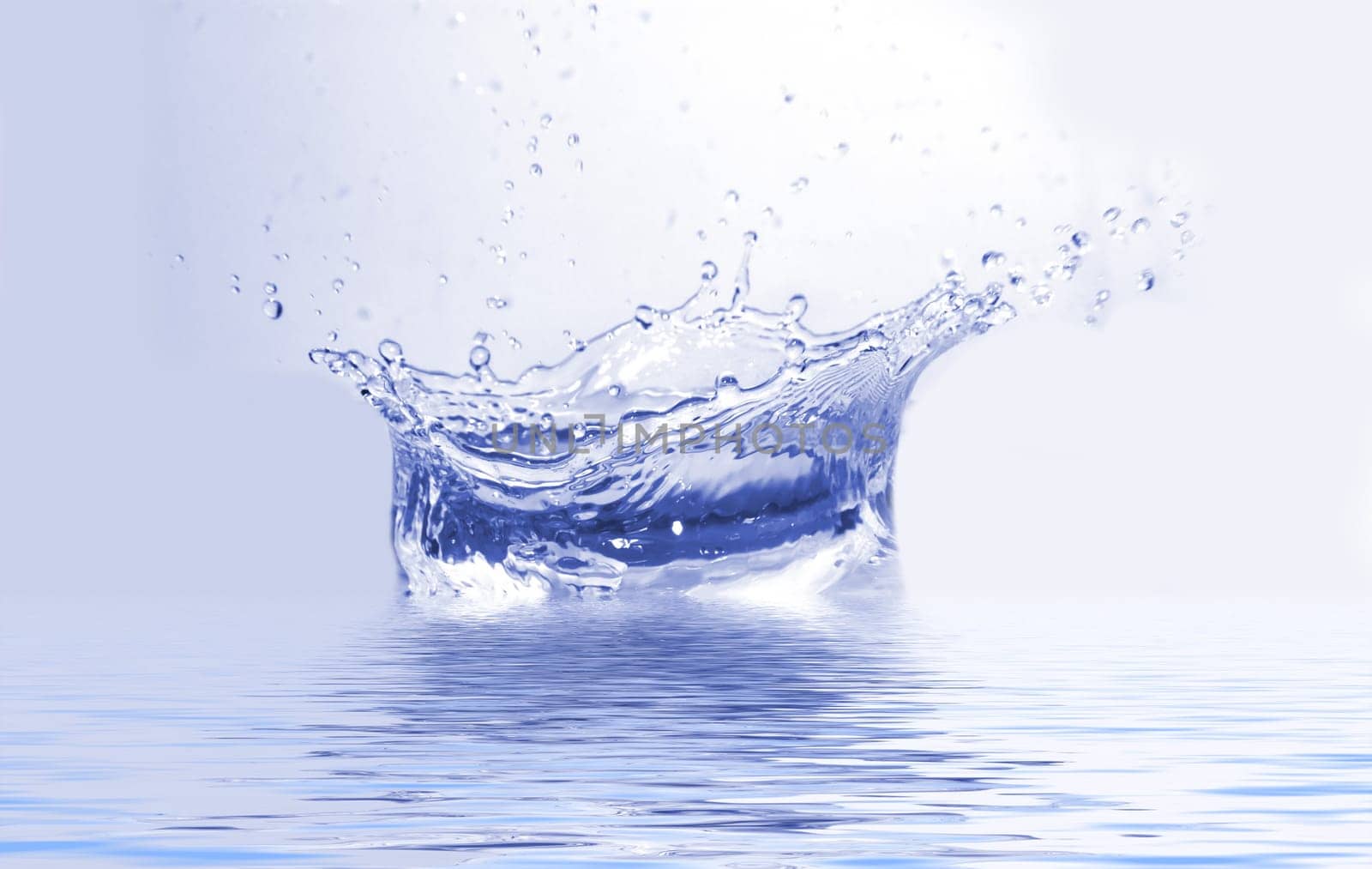 blue splash