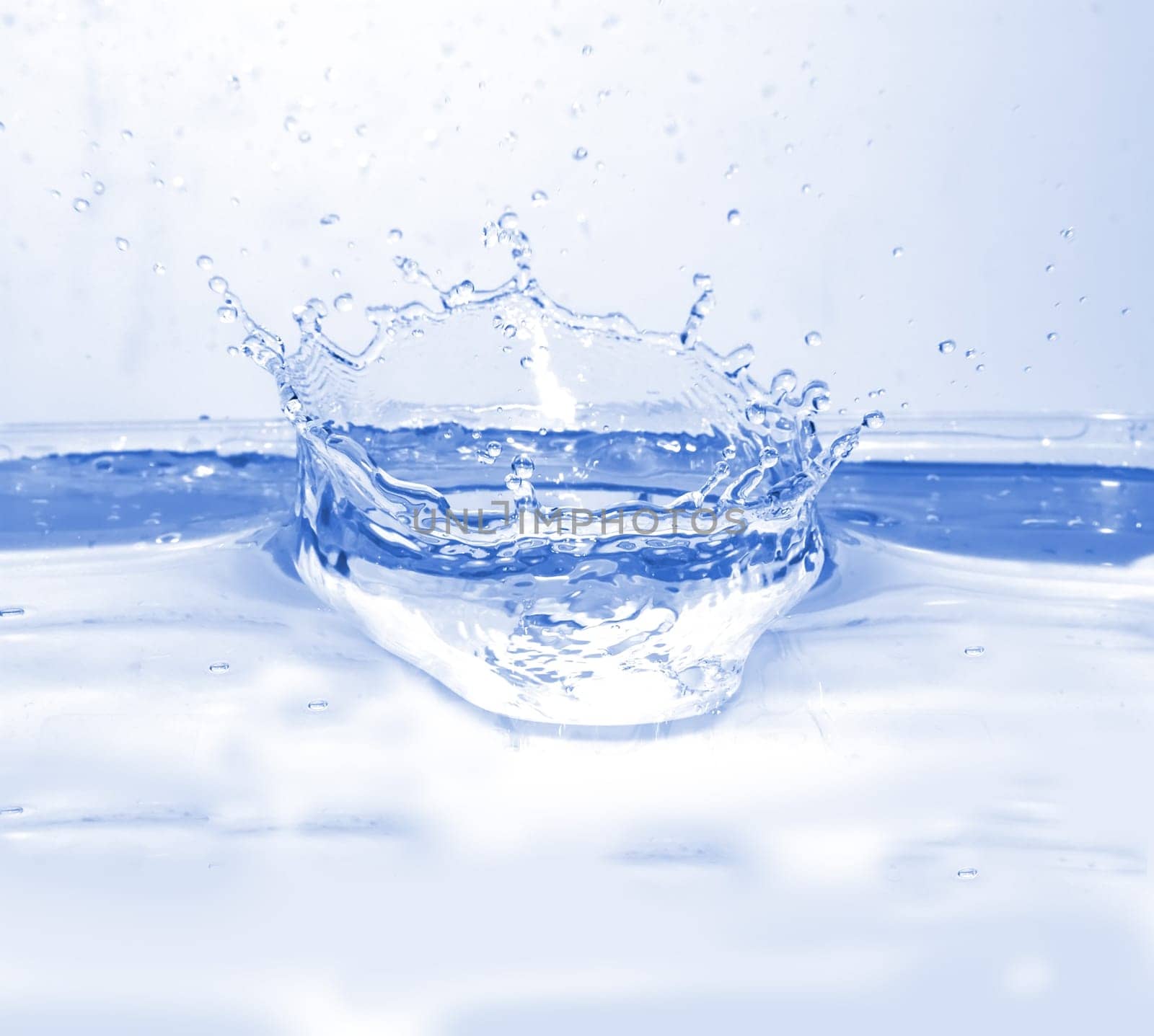 blue splash