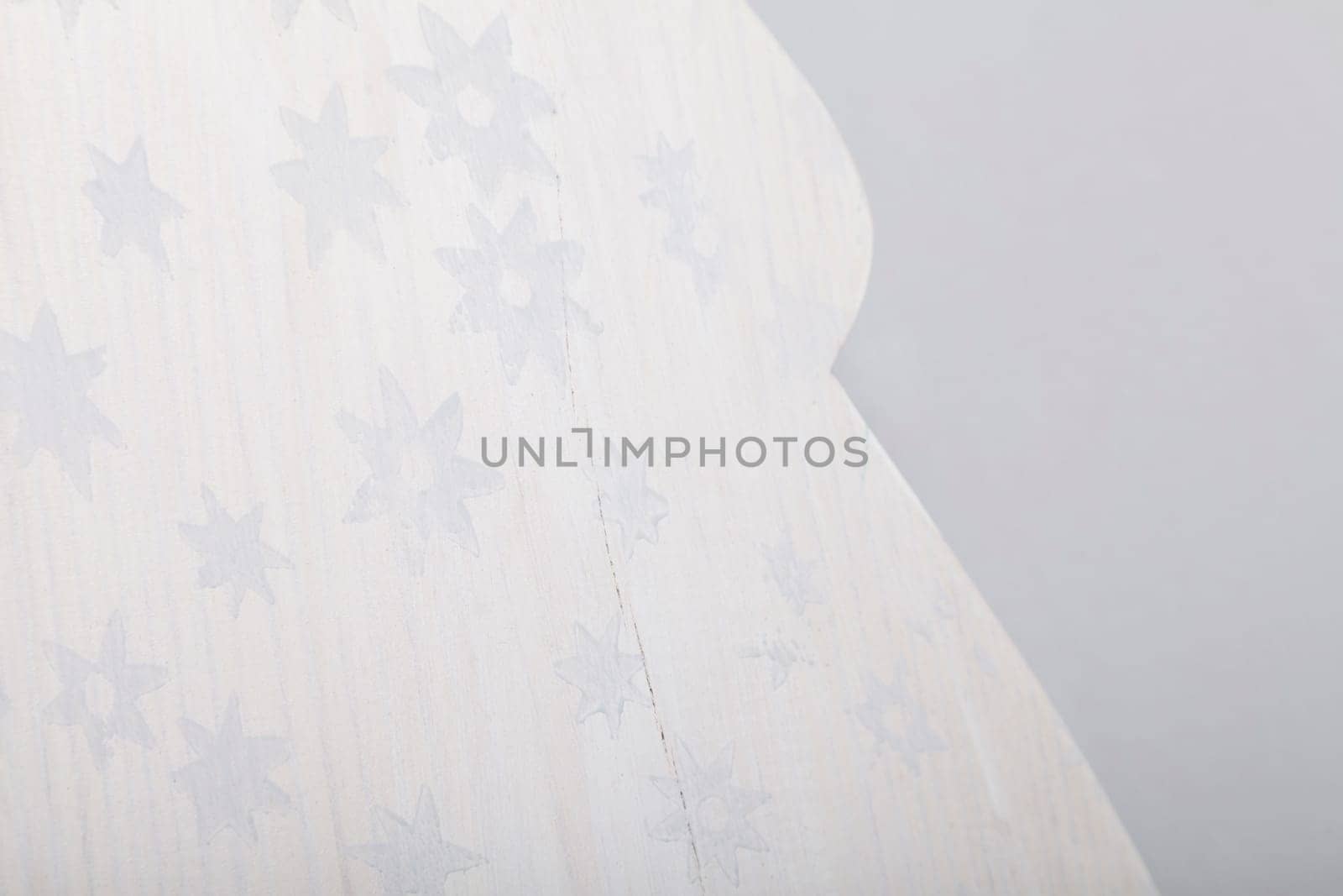 Star decoration grey in grey