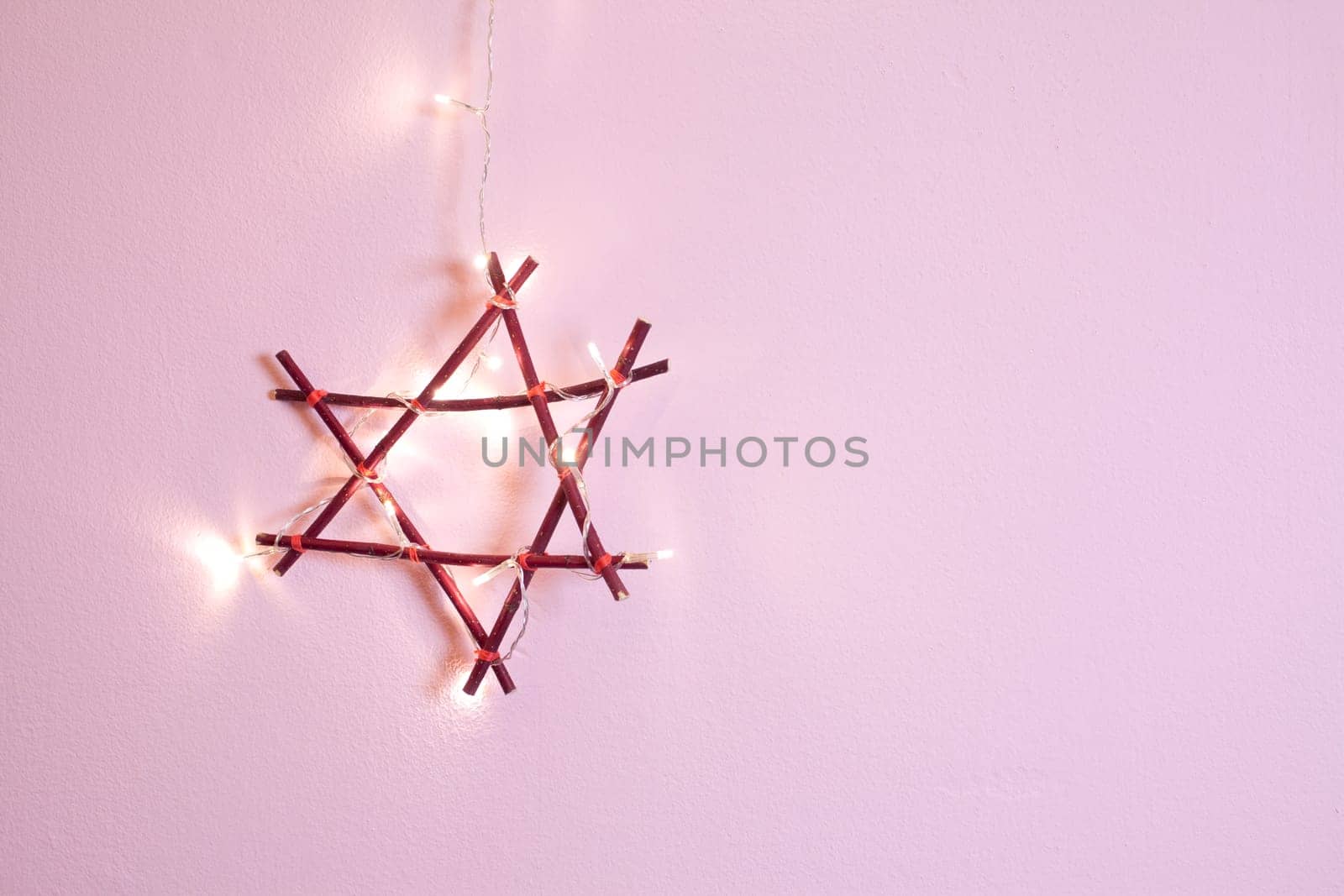 Poinsettia pink decoration