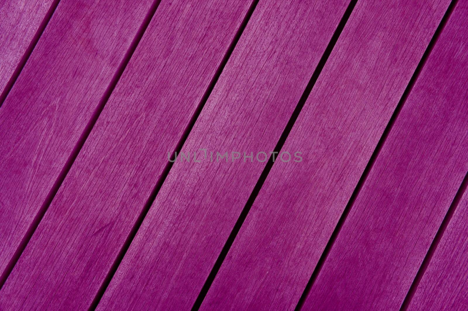 Diagonal purple wooden boards
