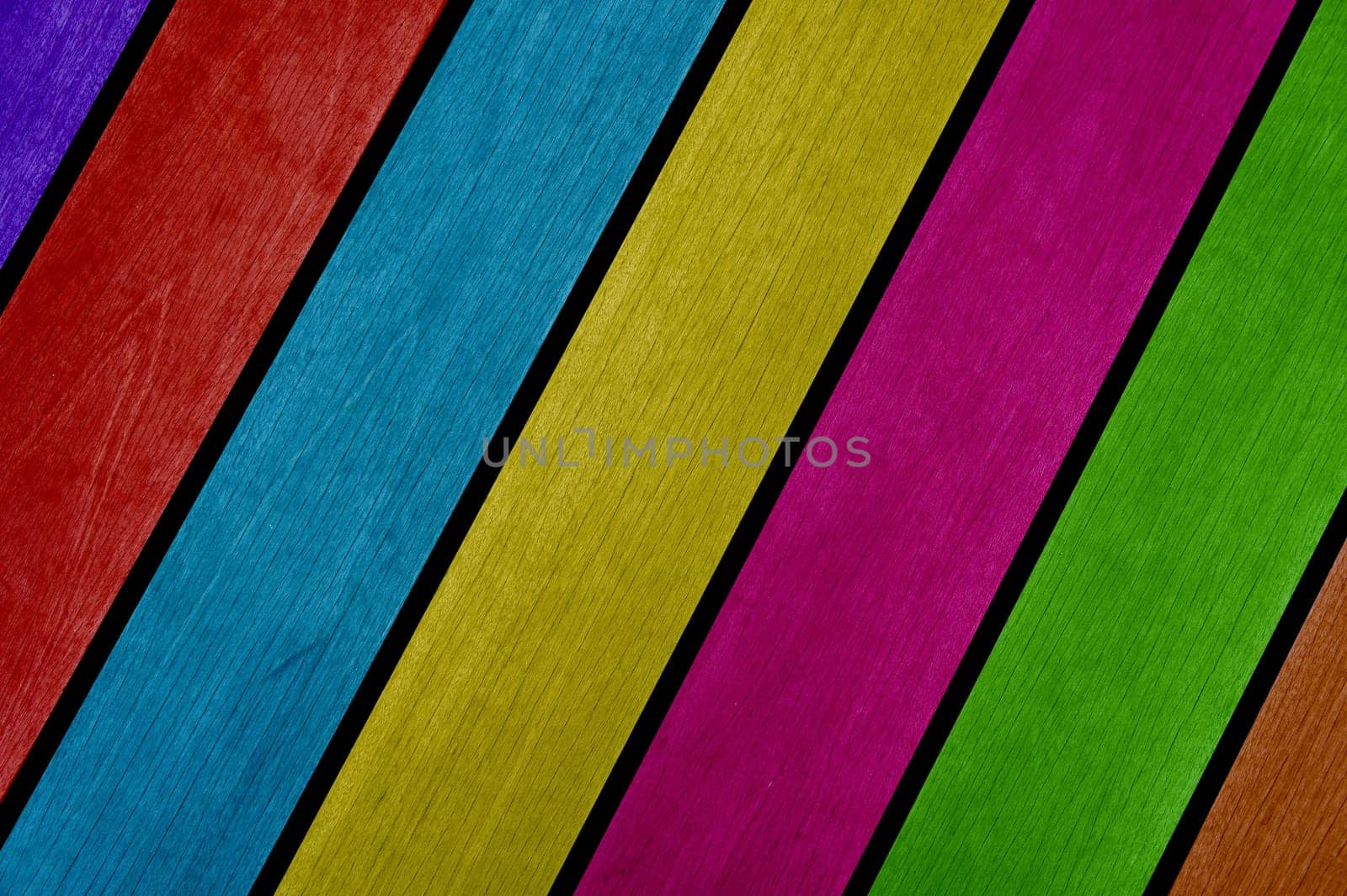 Background: Colourful wooden boards