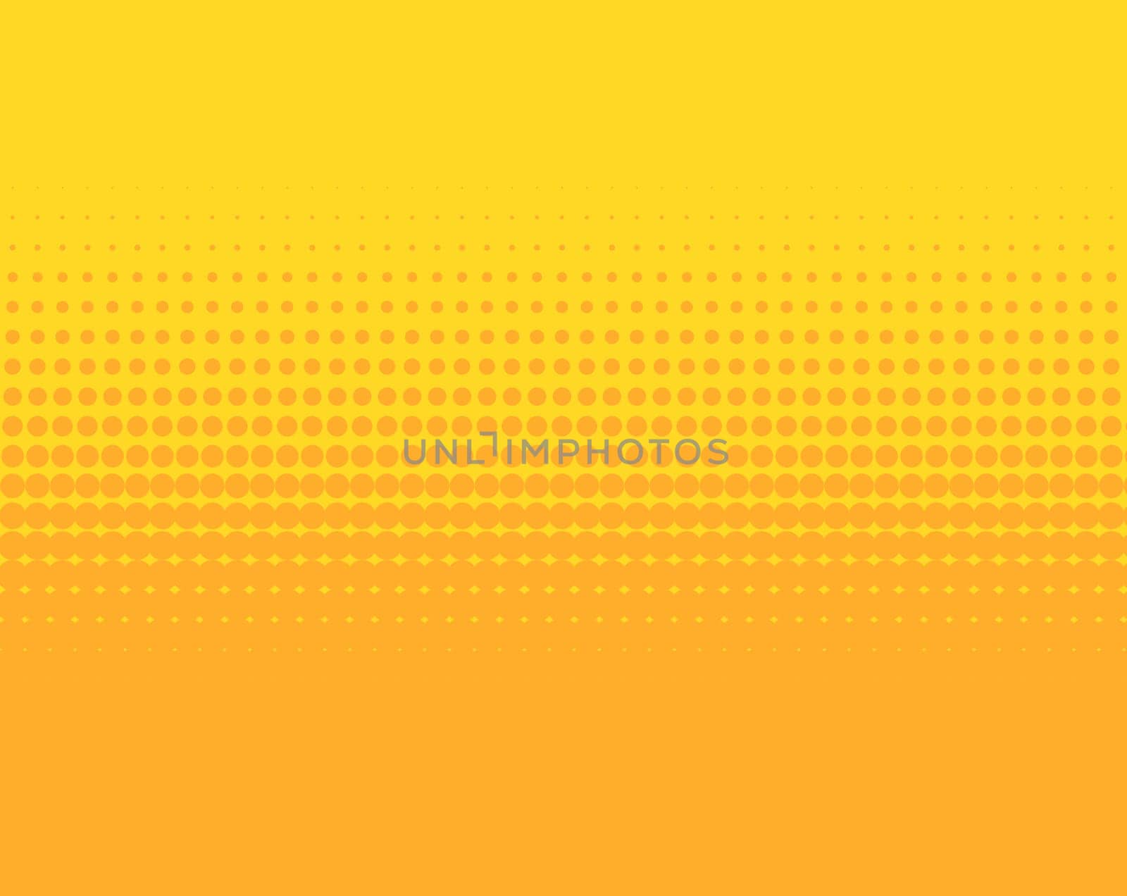 Dots in yellow Orange with soft transition