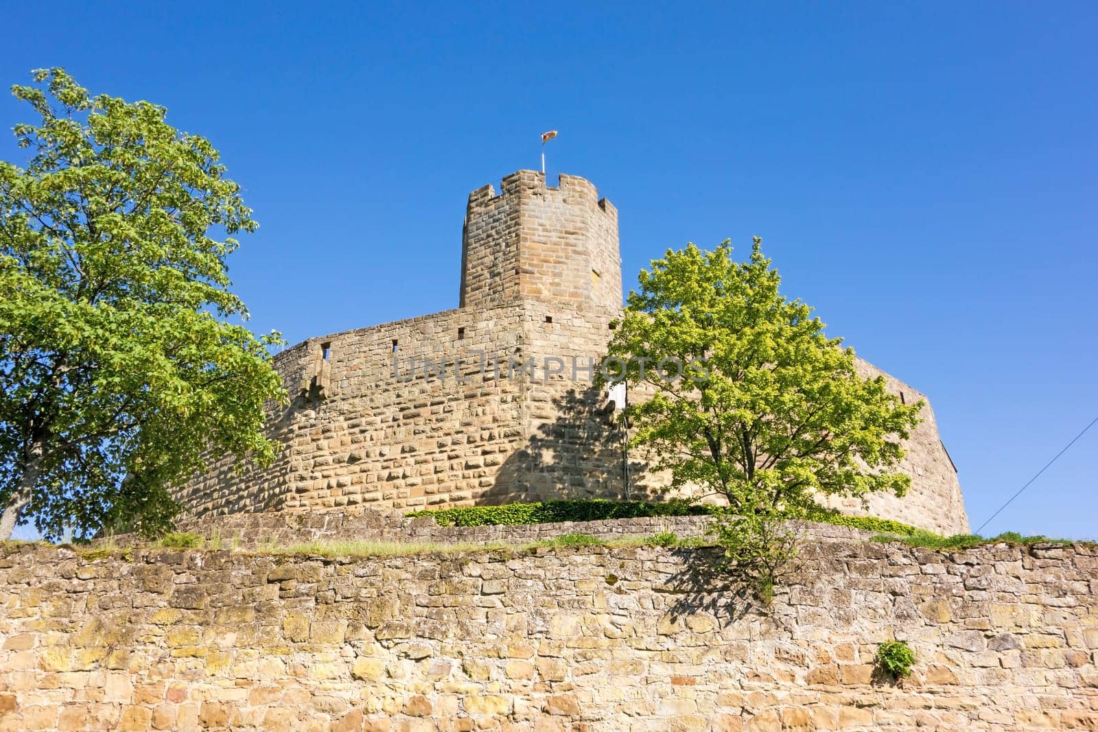 Castle Steinsberg, "The compass of the Kraichgau"", near Sinsheim, Germany"