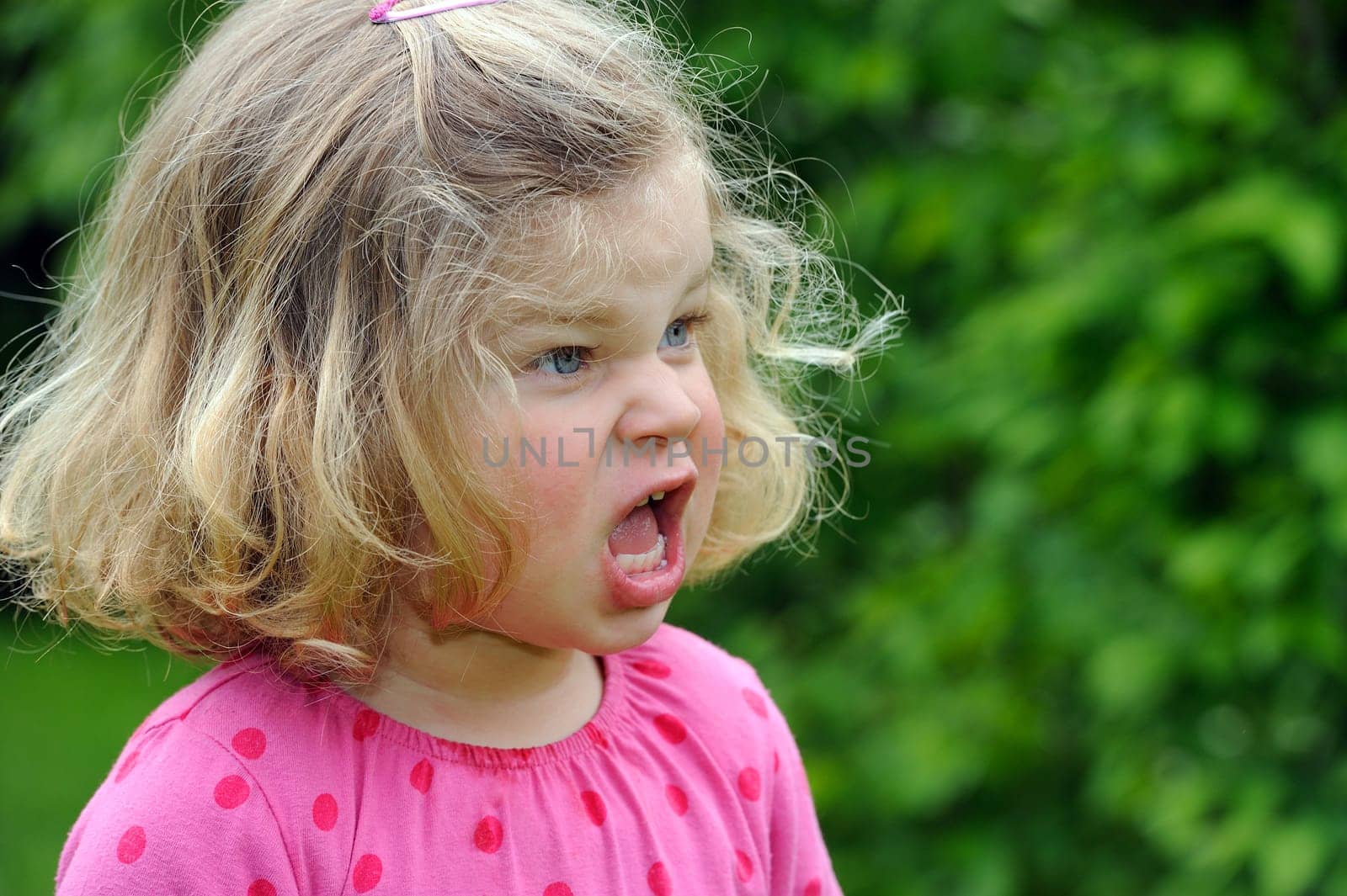 girl is angry
