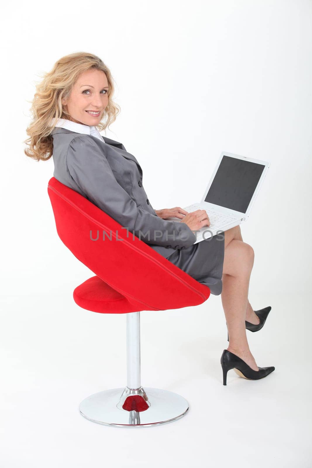 Elegant businesswoman posing
