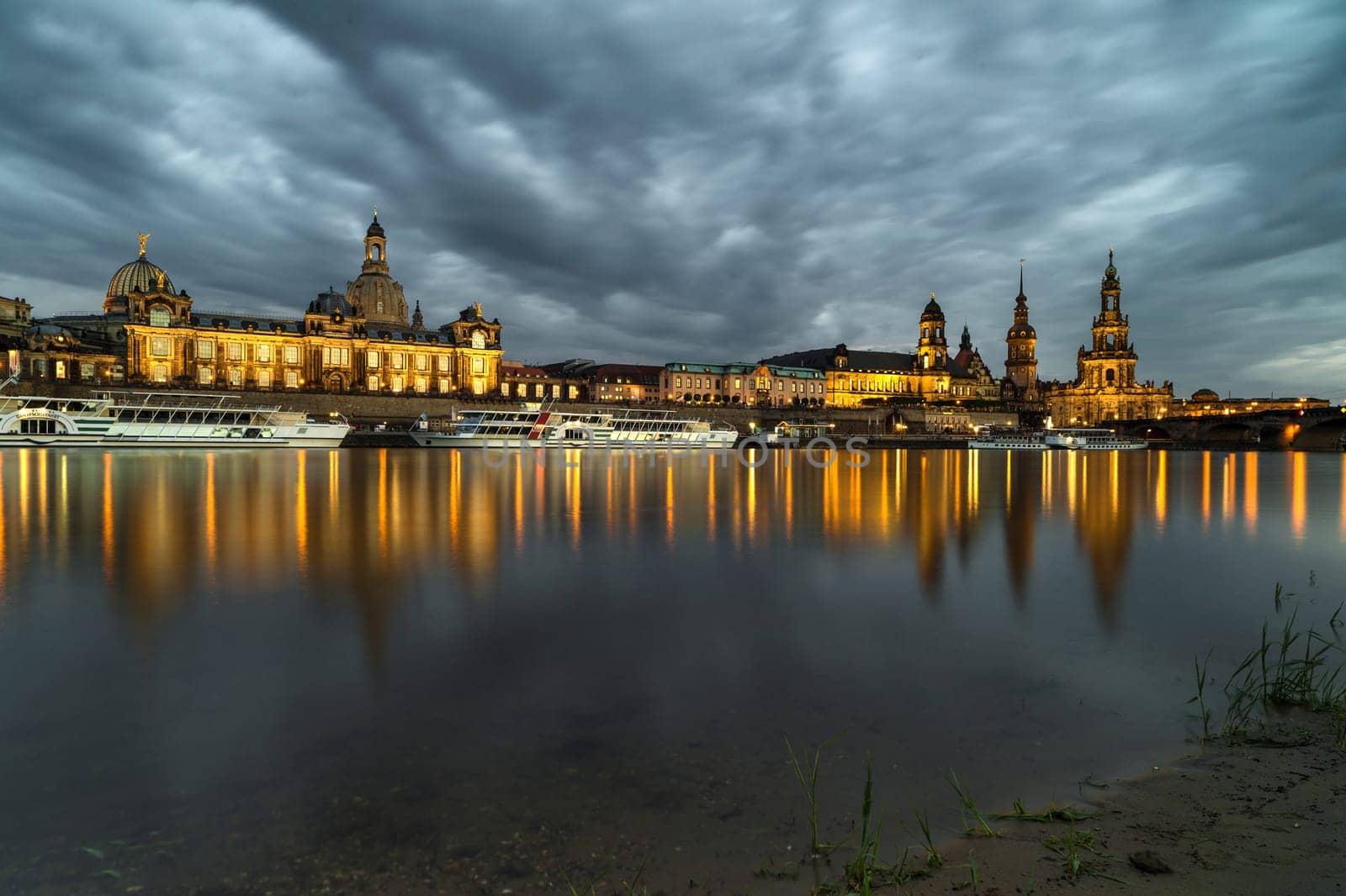 Brühl terraces in the evening