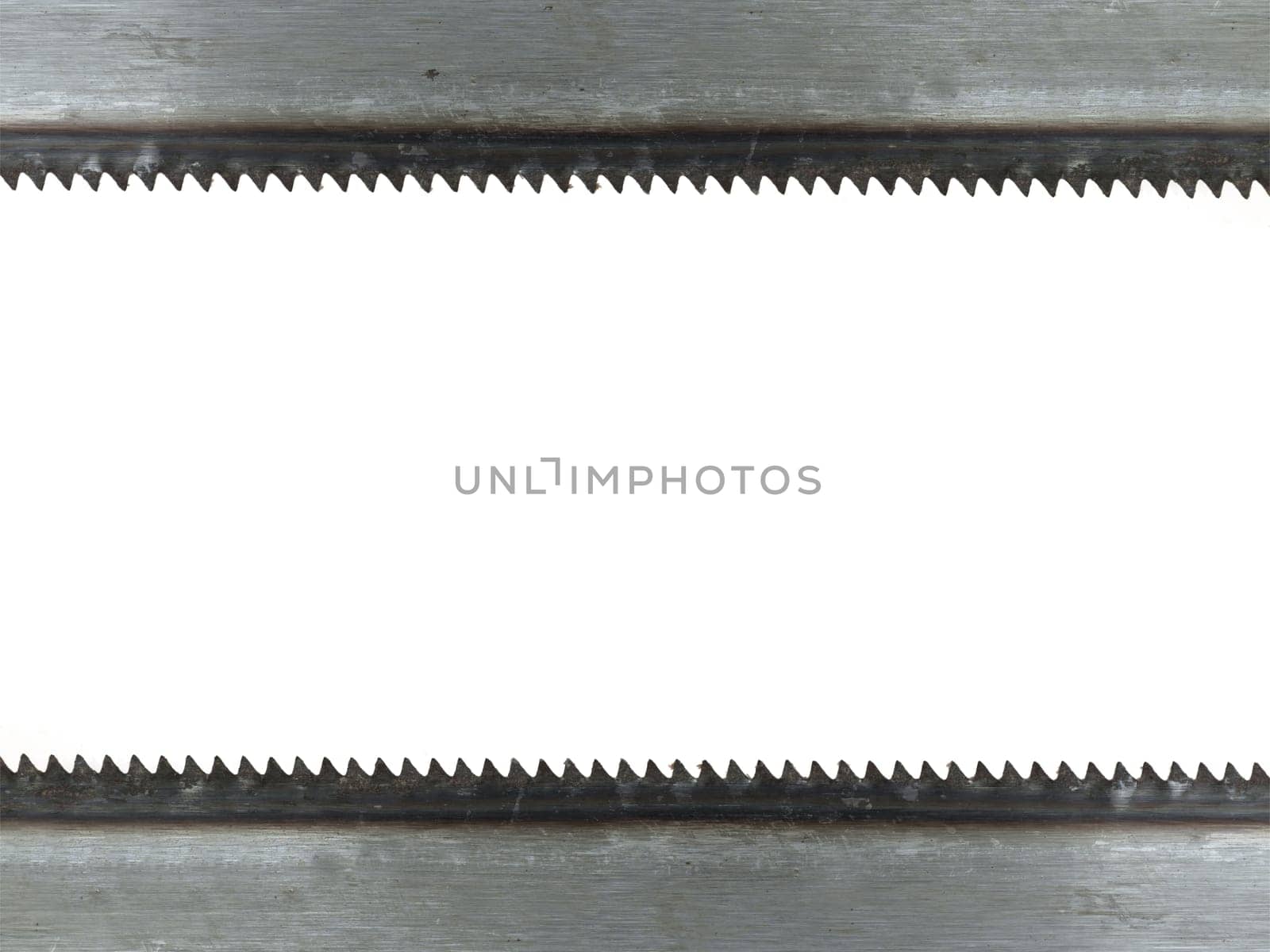 A saw isolated against a white background