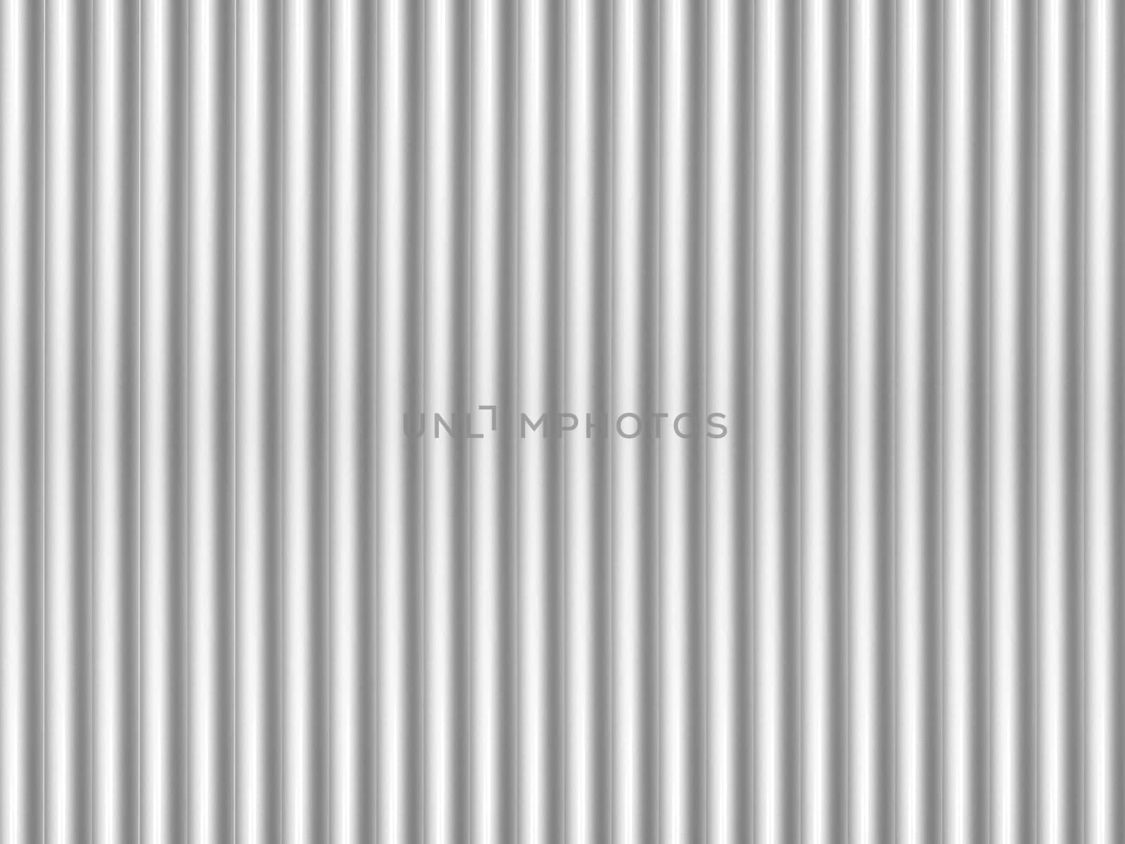 Metal poles isolated against a white background