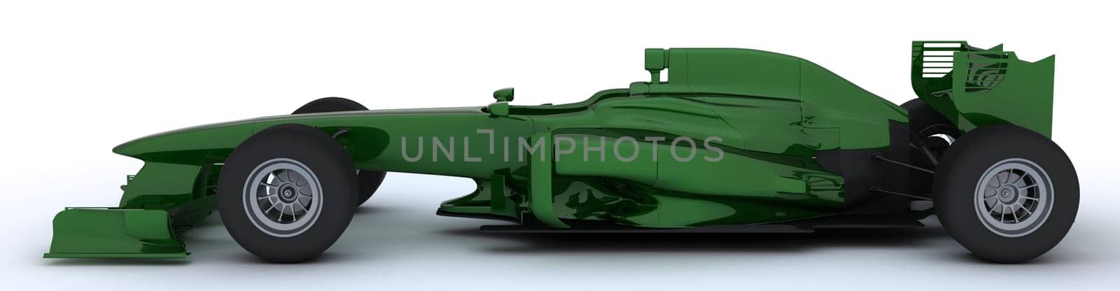 3D render of a Generic open wheeled racing car