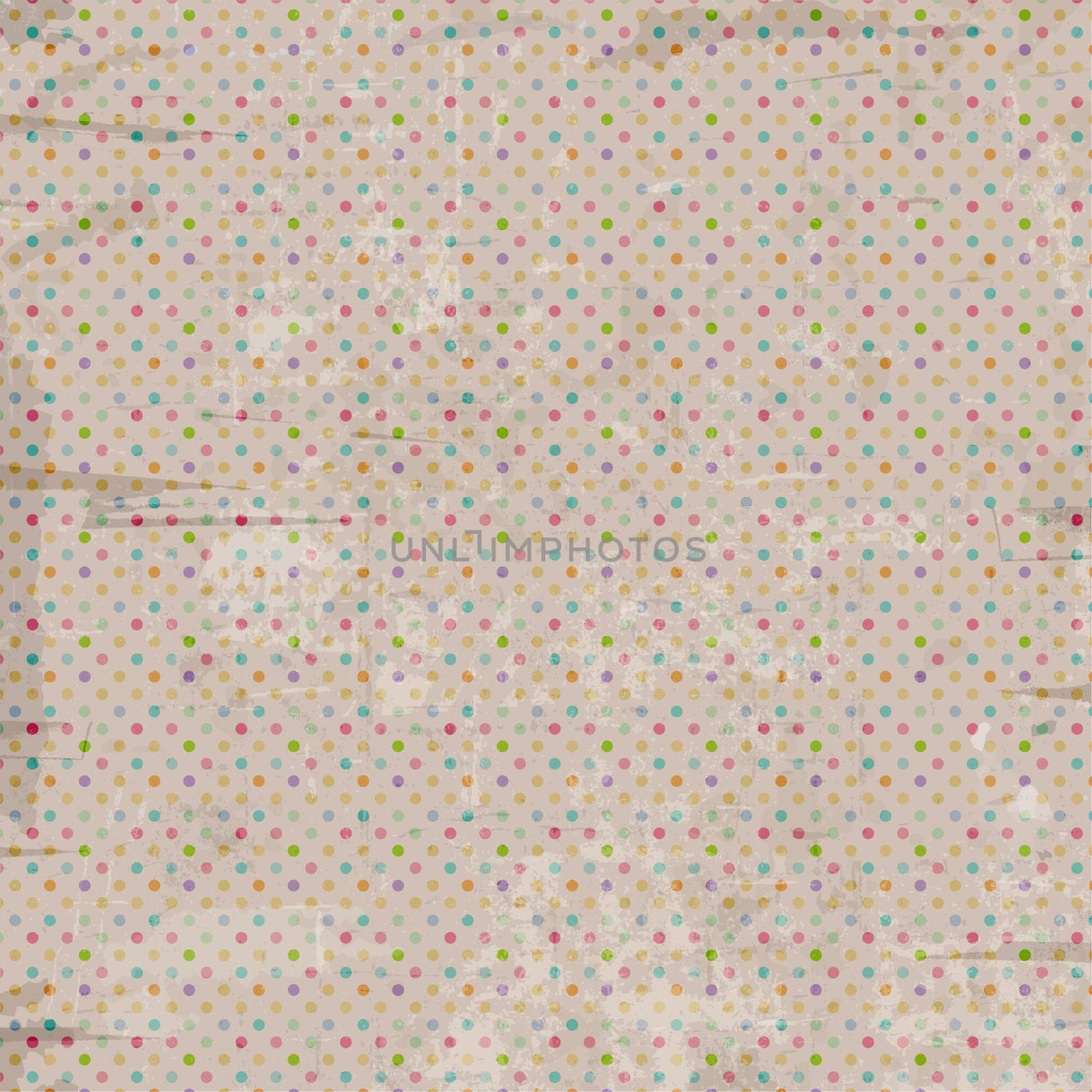 vintage polka dot background