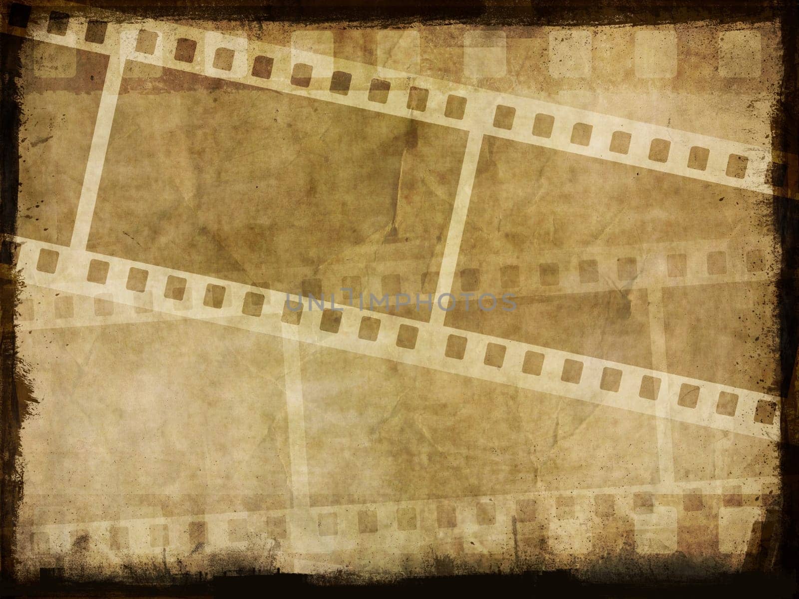 Grunge film strip background