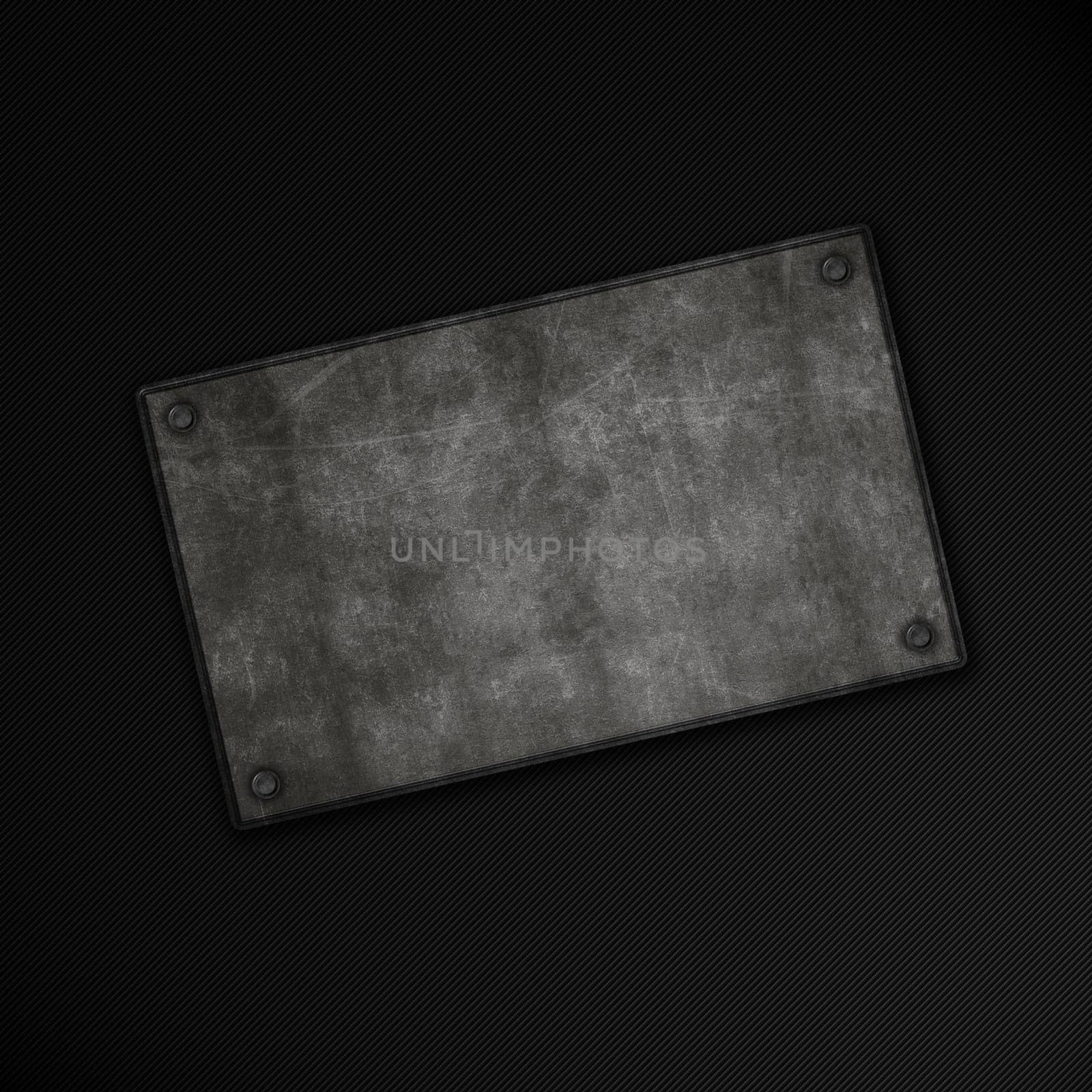 Grunge metal plate background