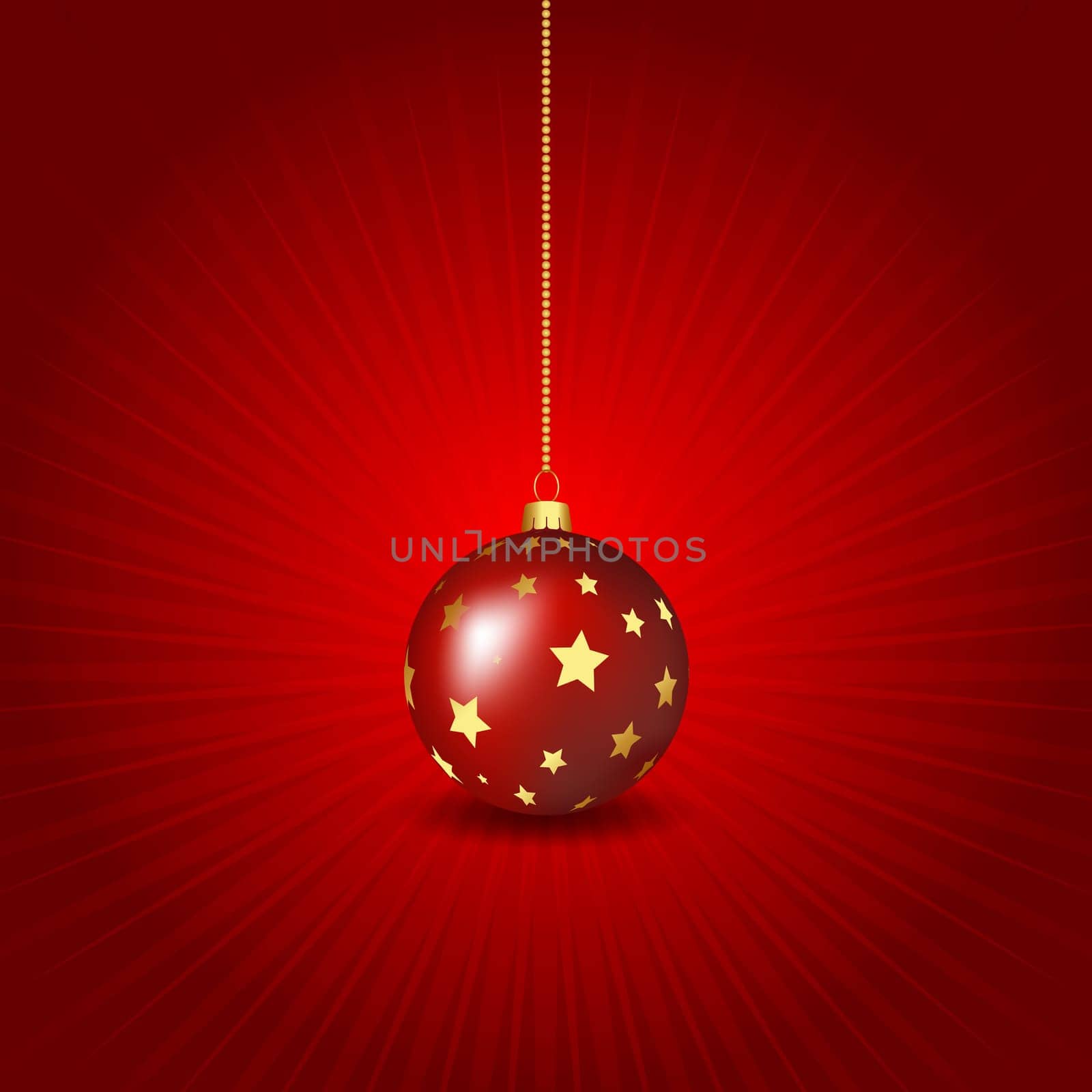 Christmas bauble background
