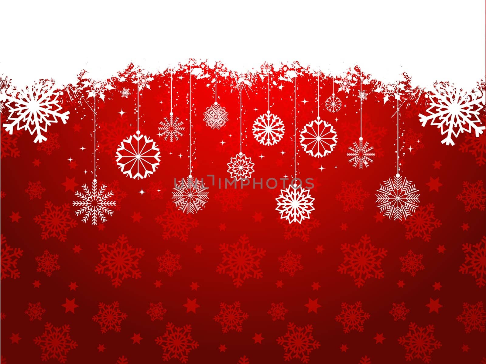 Christmas snowflake background