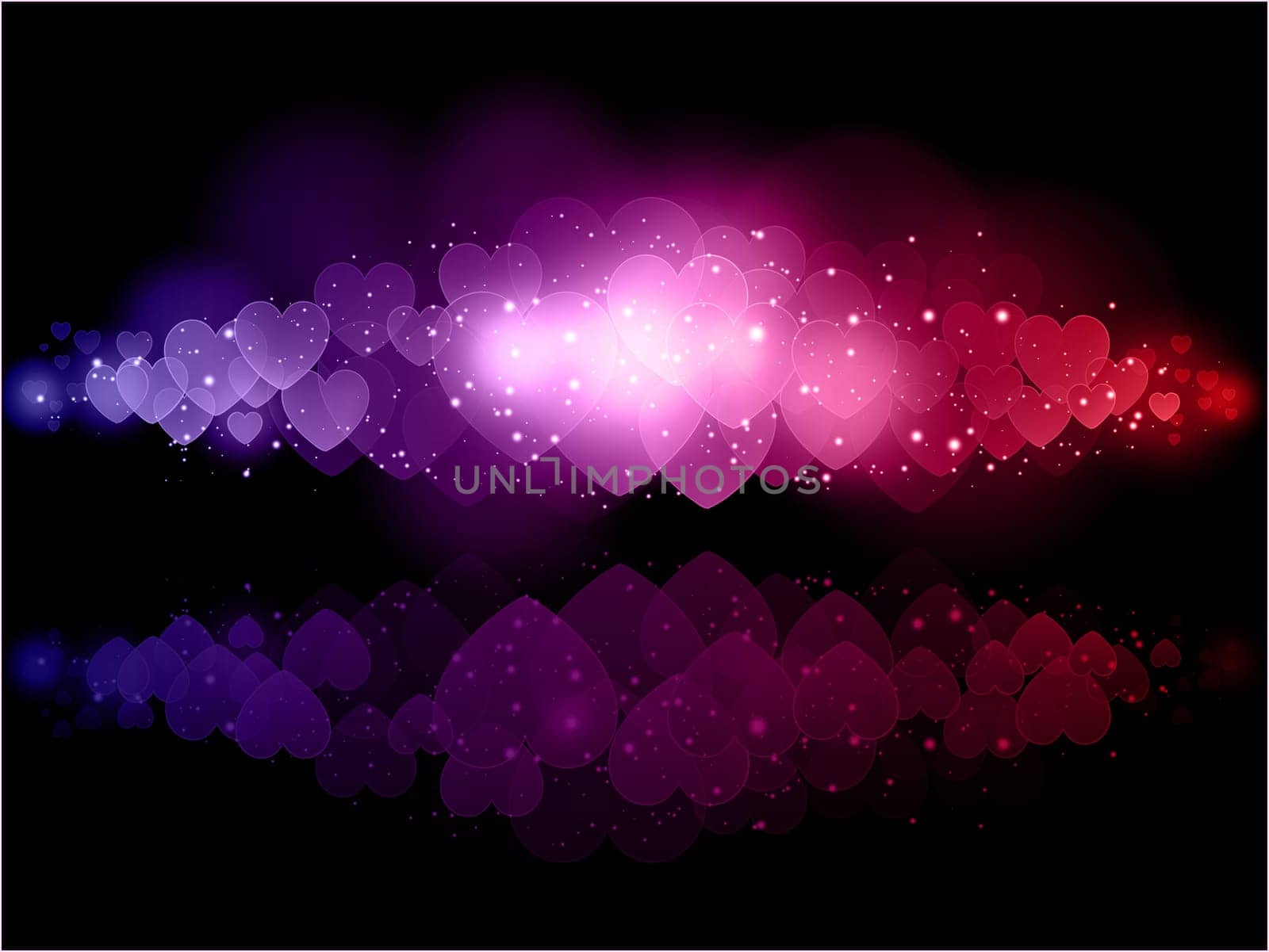 Hearts background
