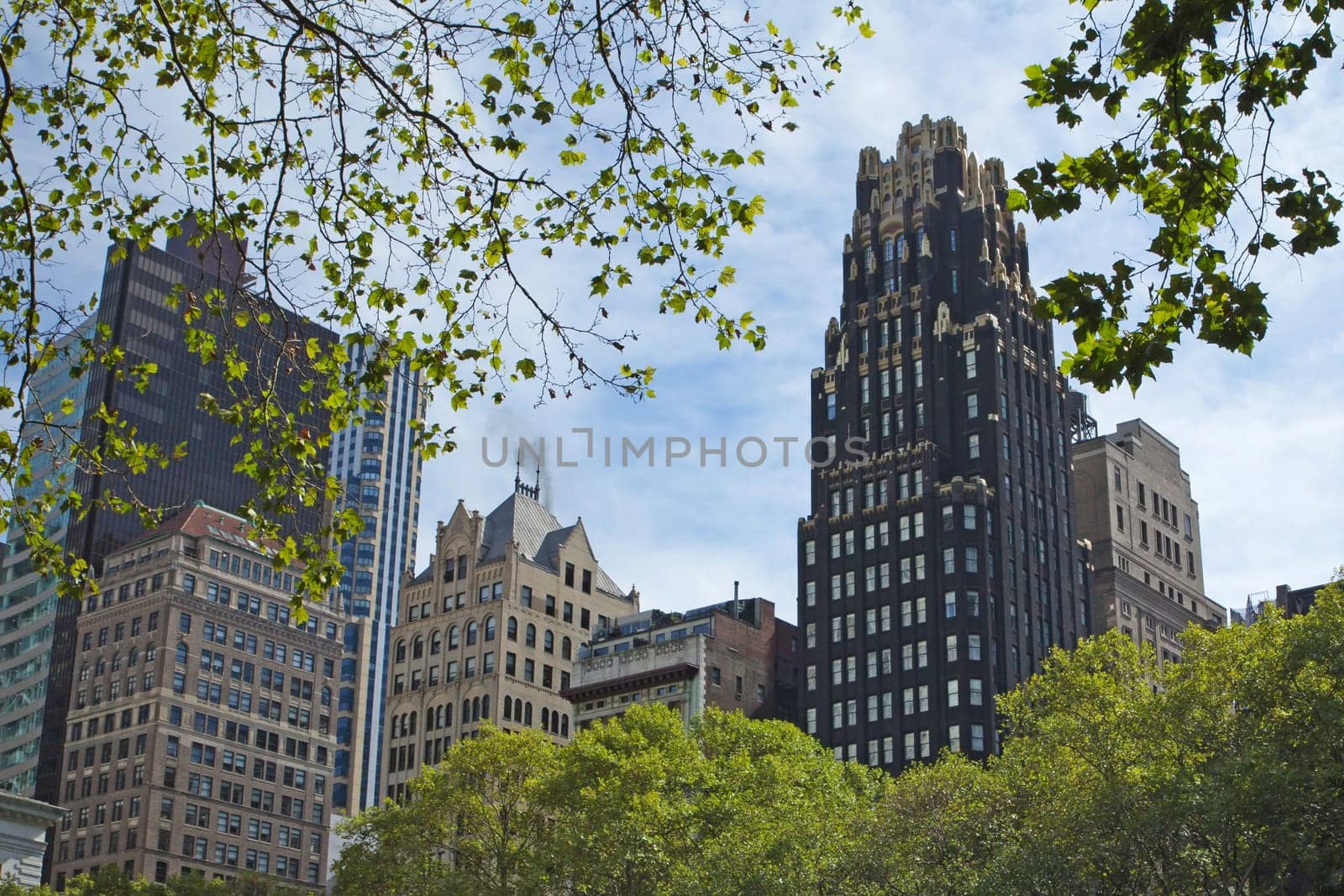 NEW YORK CITY - SEP 19: The American Radiator Building  is a landmark skyscraper located  in midtown Manhattan. It was conceived by the architects John Howells and Raymond Hood in 1924 September 19, 2012  in Manhattan, New York City.