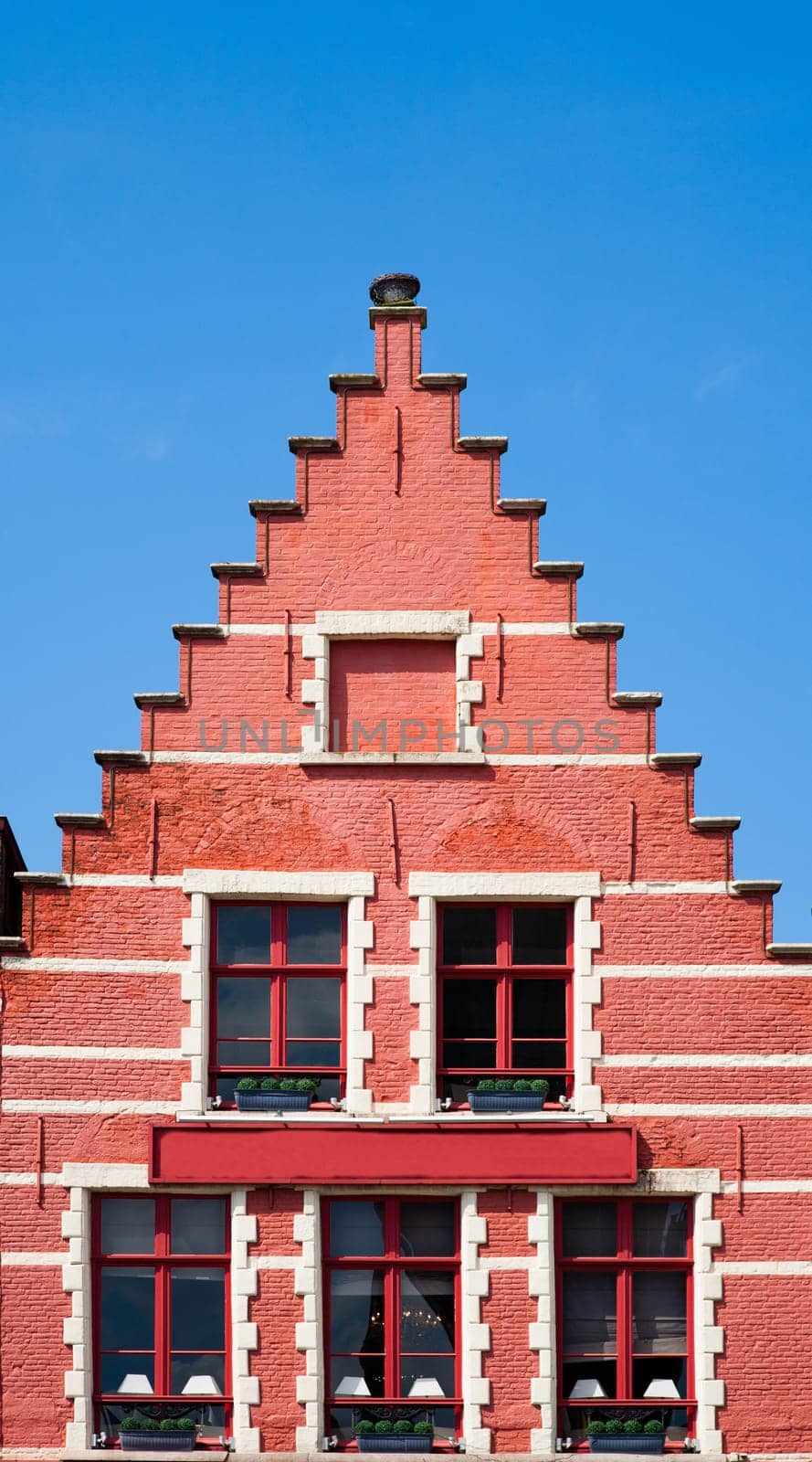 House on the market square in Bruges