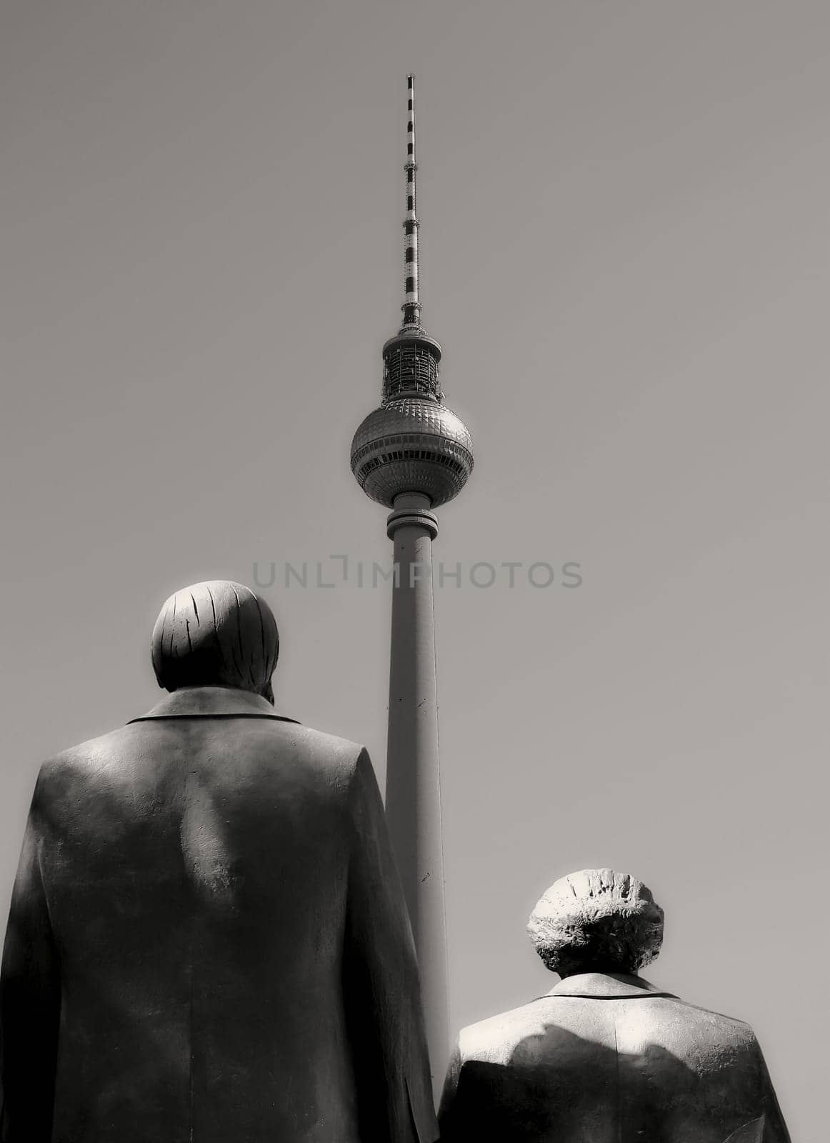 Marx,Engels and the TV Tower