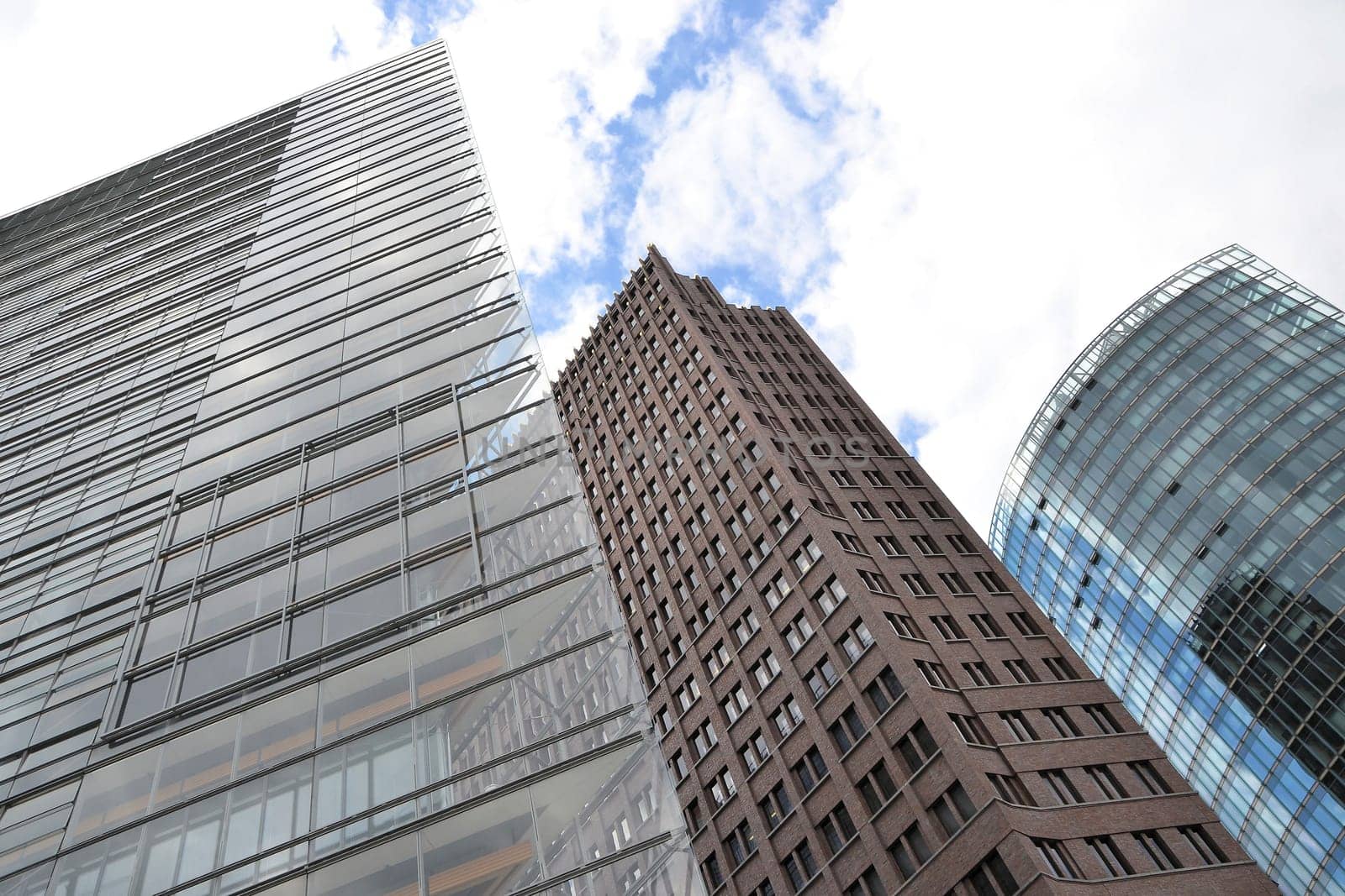 High-rise buildings at Potsdamer Platz in Berlin