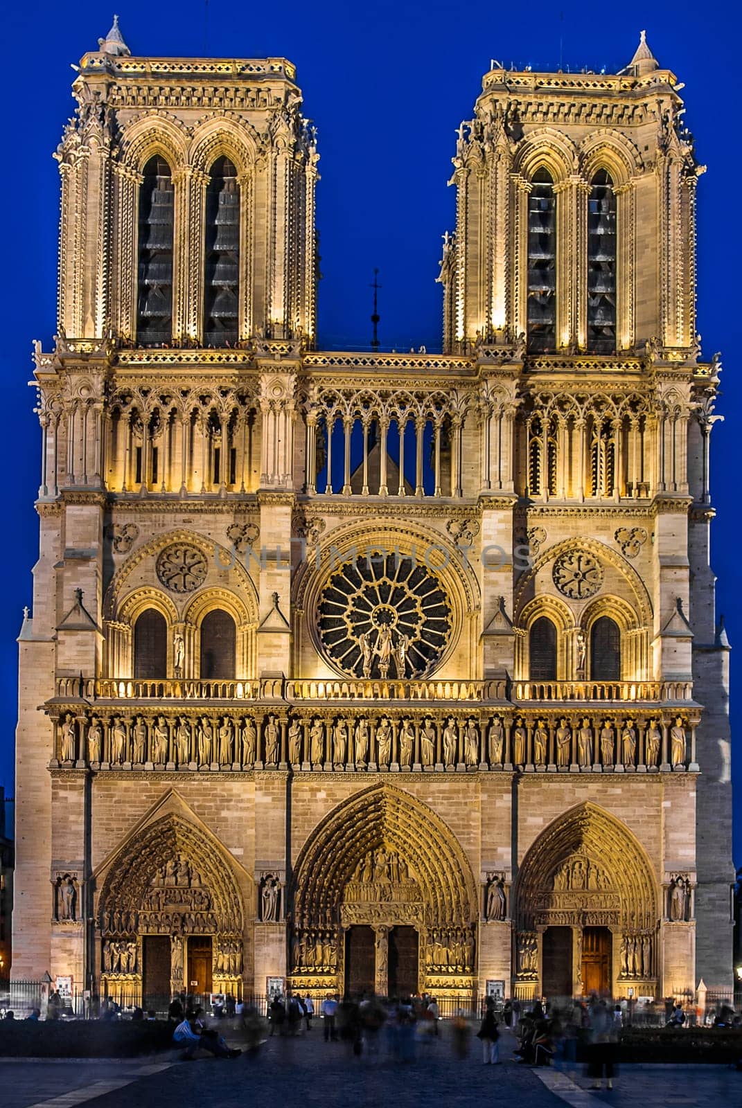 notre dame de paris in the city of Paris in france