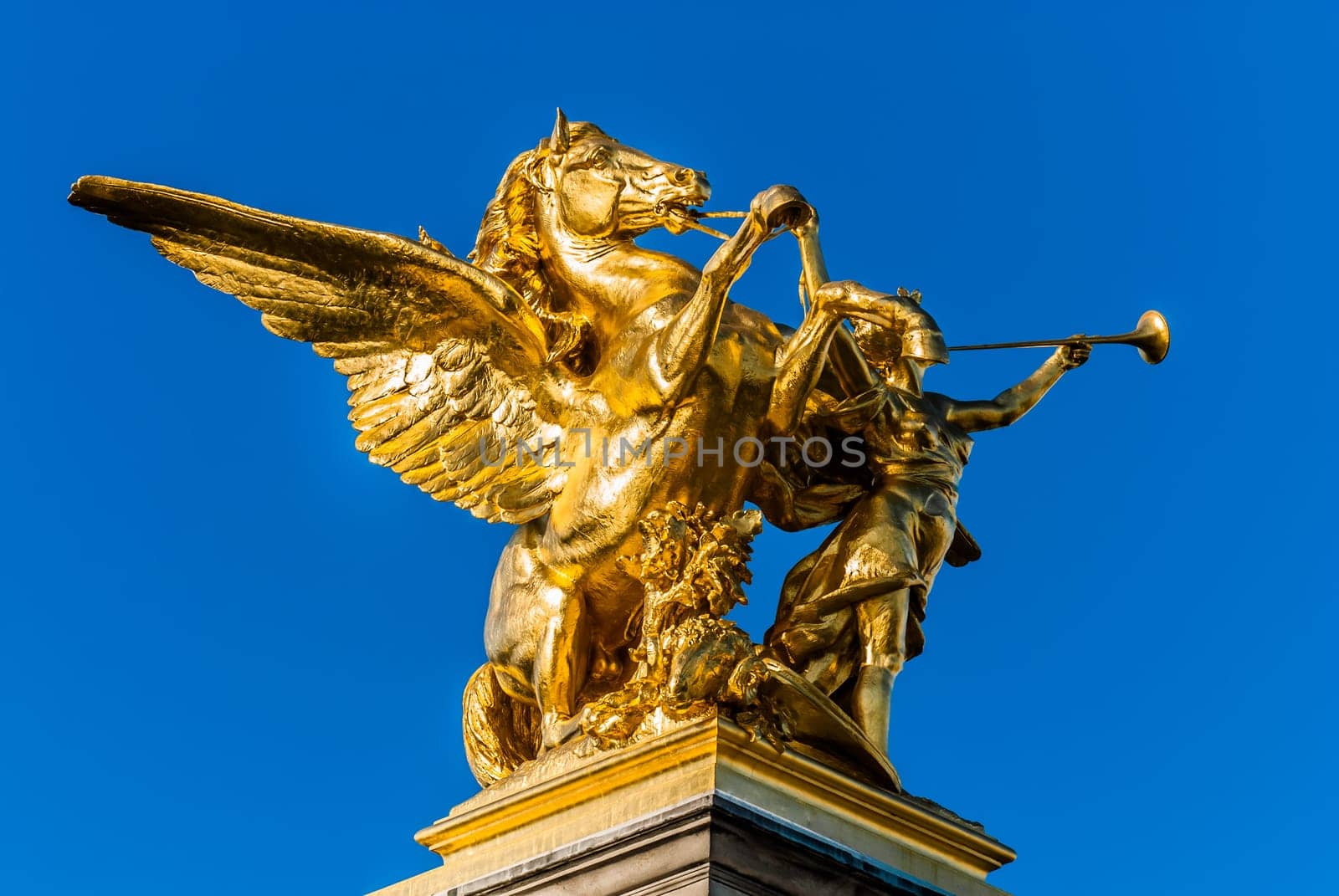 Pont Alexandre III  Alexander the third bridge in the city of Paris in france