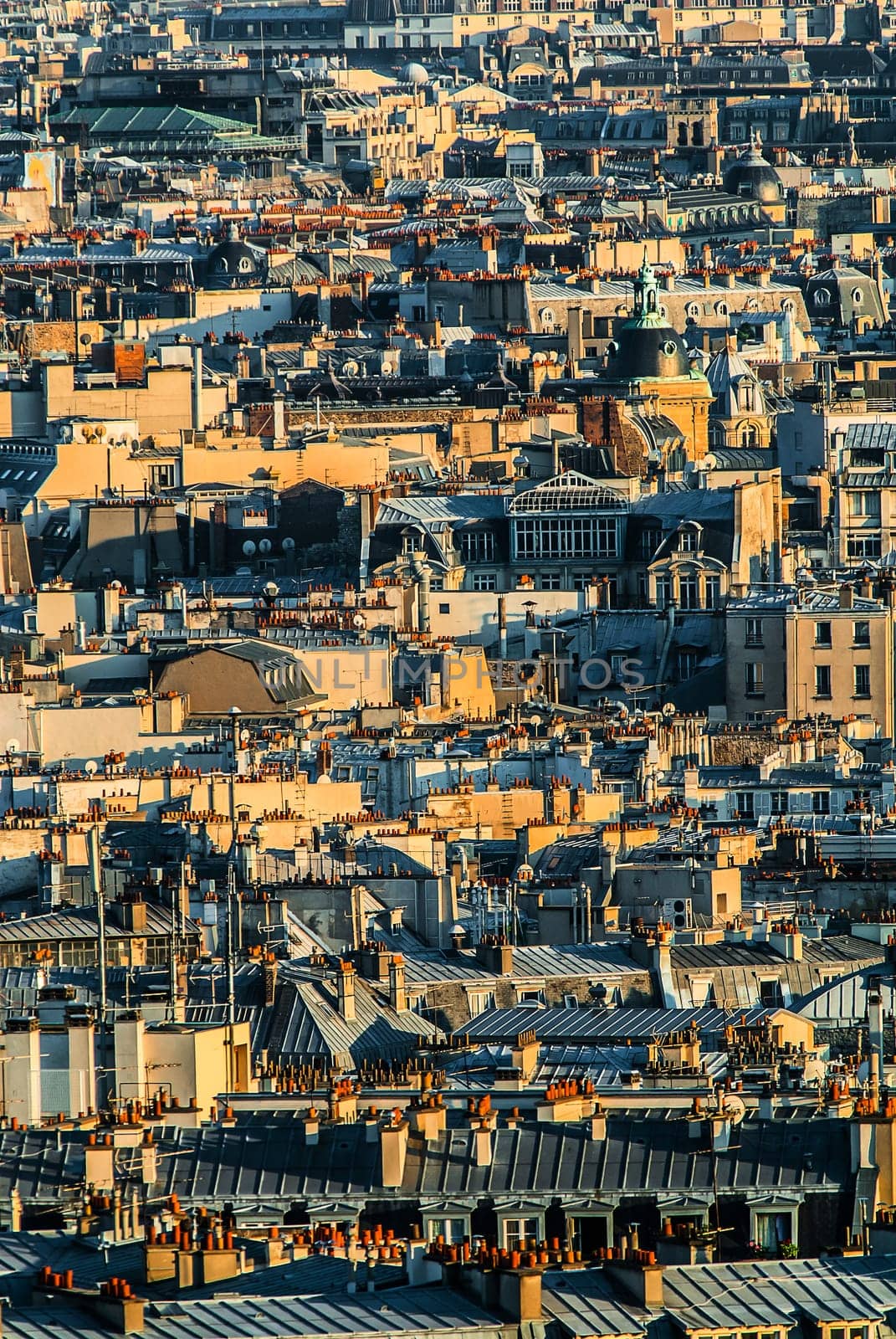 aerial view cityscape of Paris in france