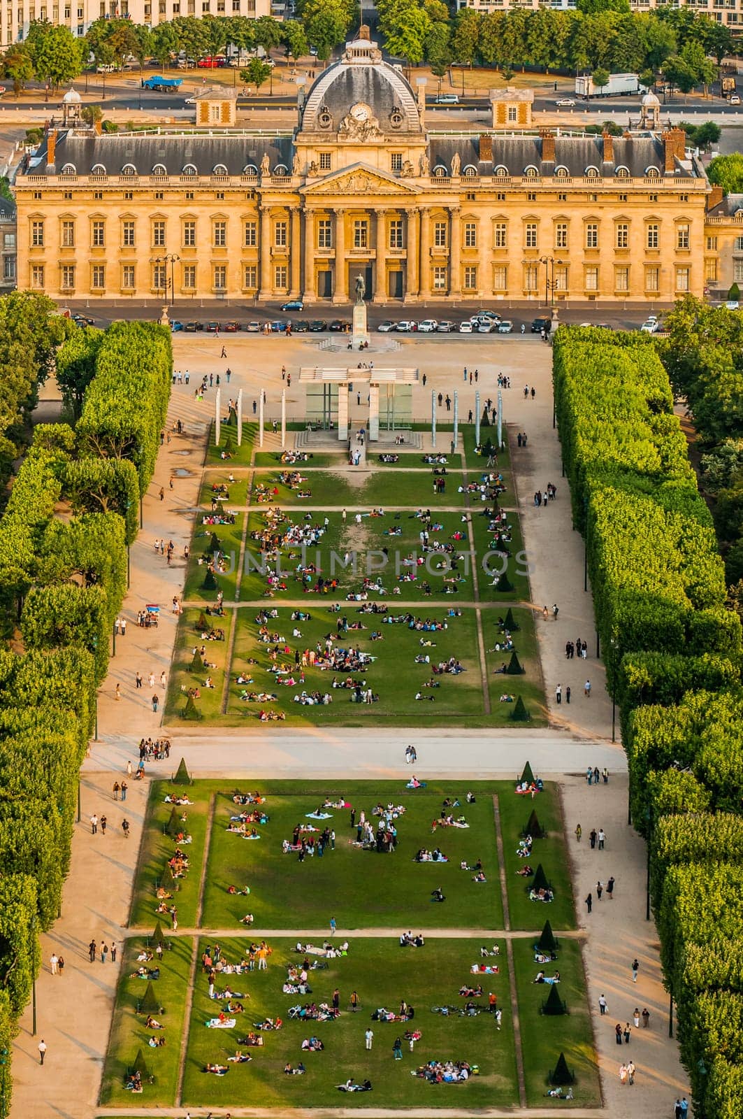 ecole militaire in the city of Paris in france
